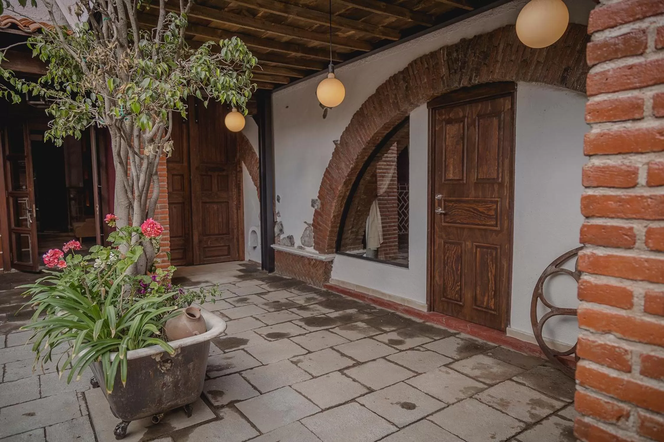 Patio in Casa Eva Hotel Boutique & Spa