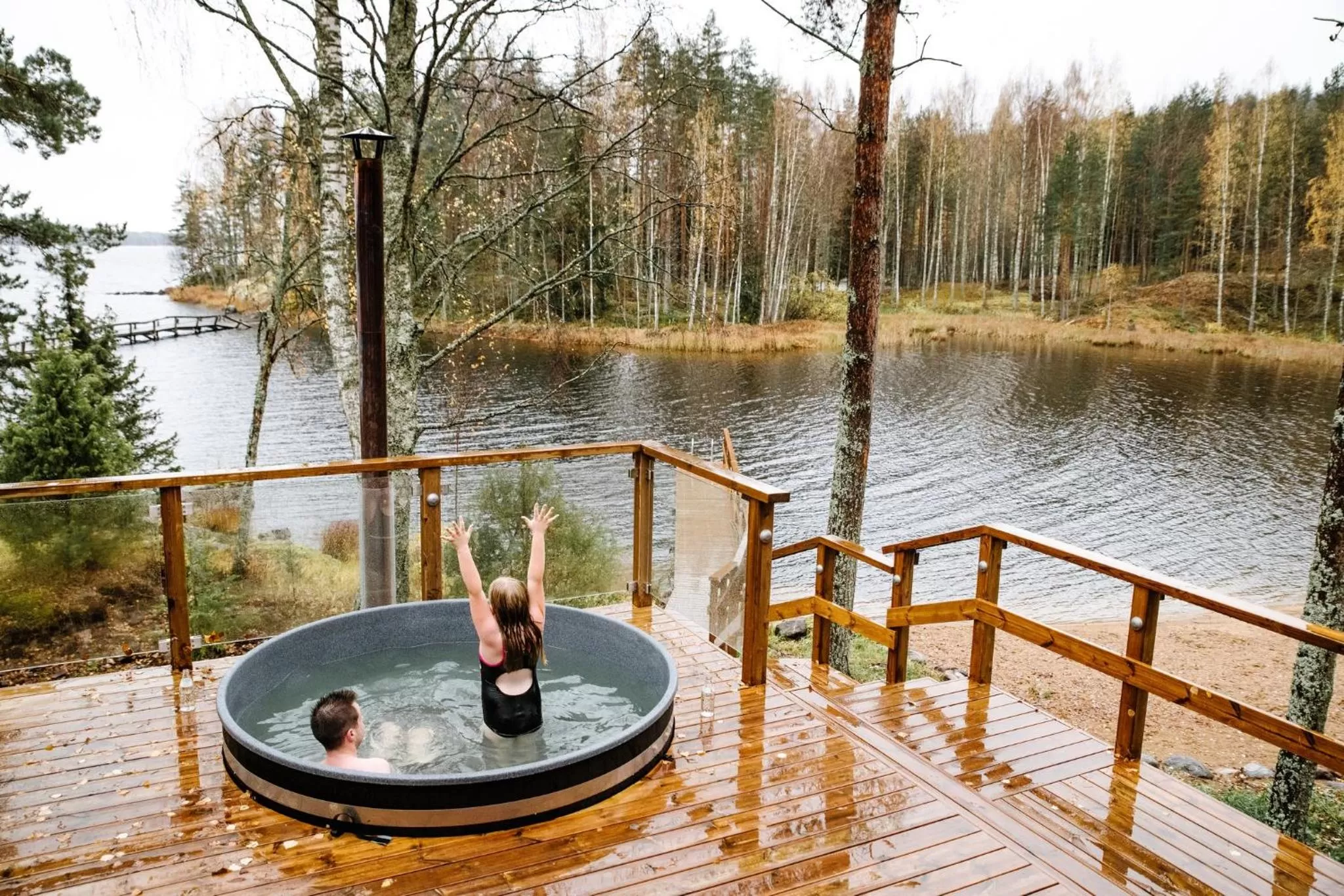 Hot Tub in Sahanlahti Resort