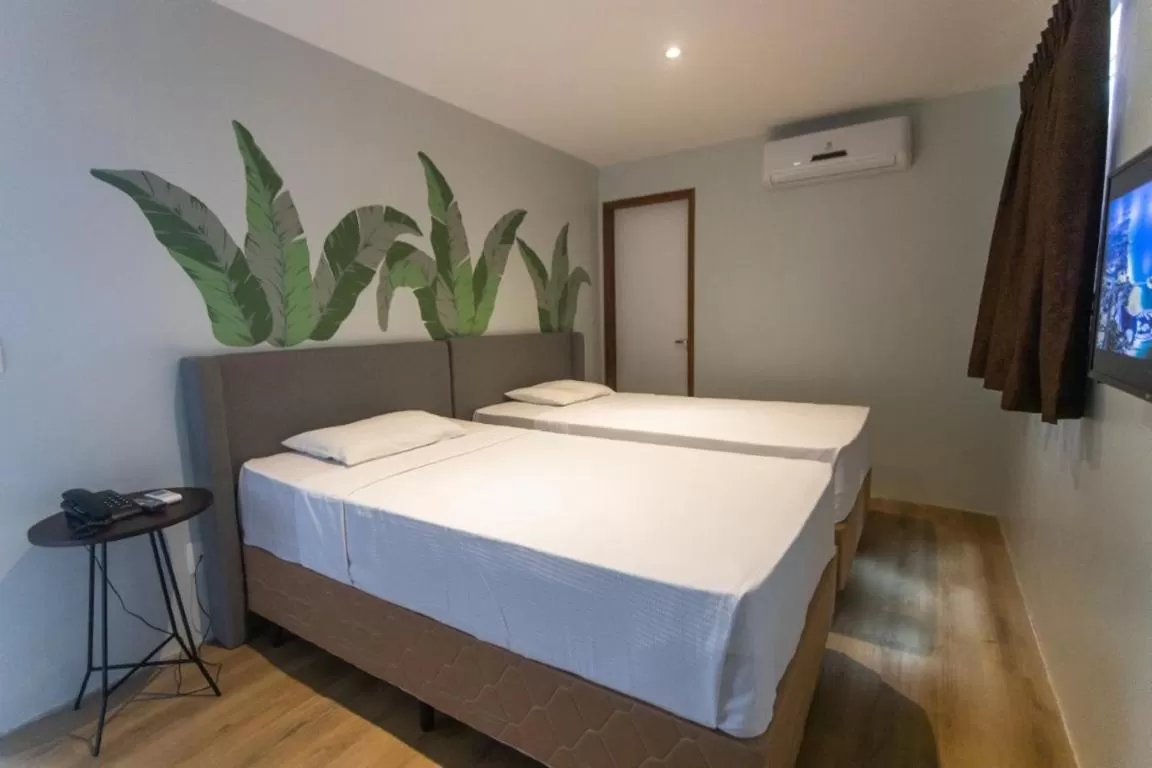 Bed in Ecco Hotel Fortaleza