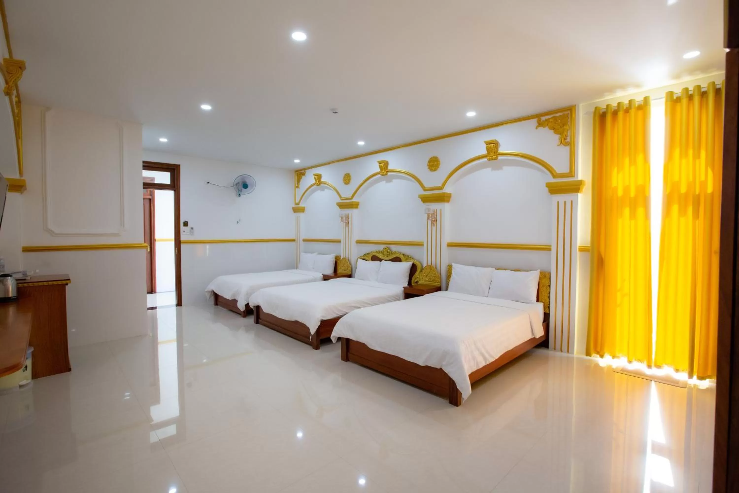 Bed in KING VILLA QUẢNG NGÃI