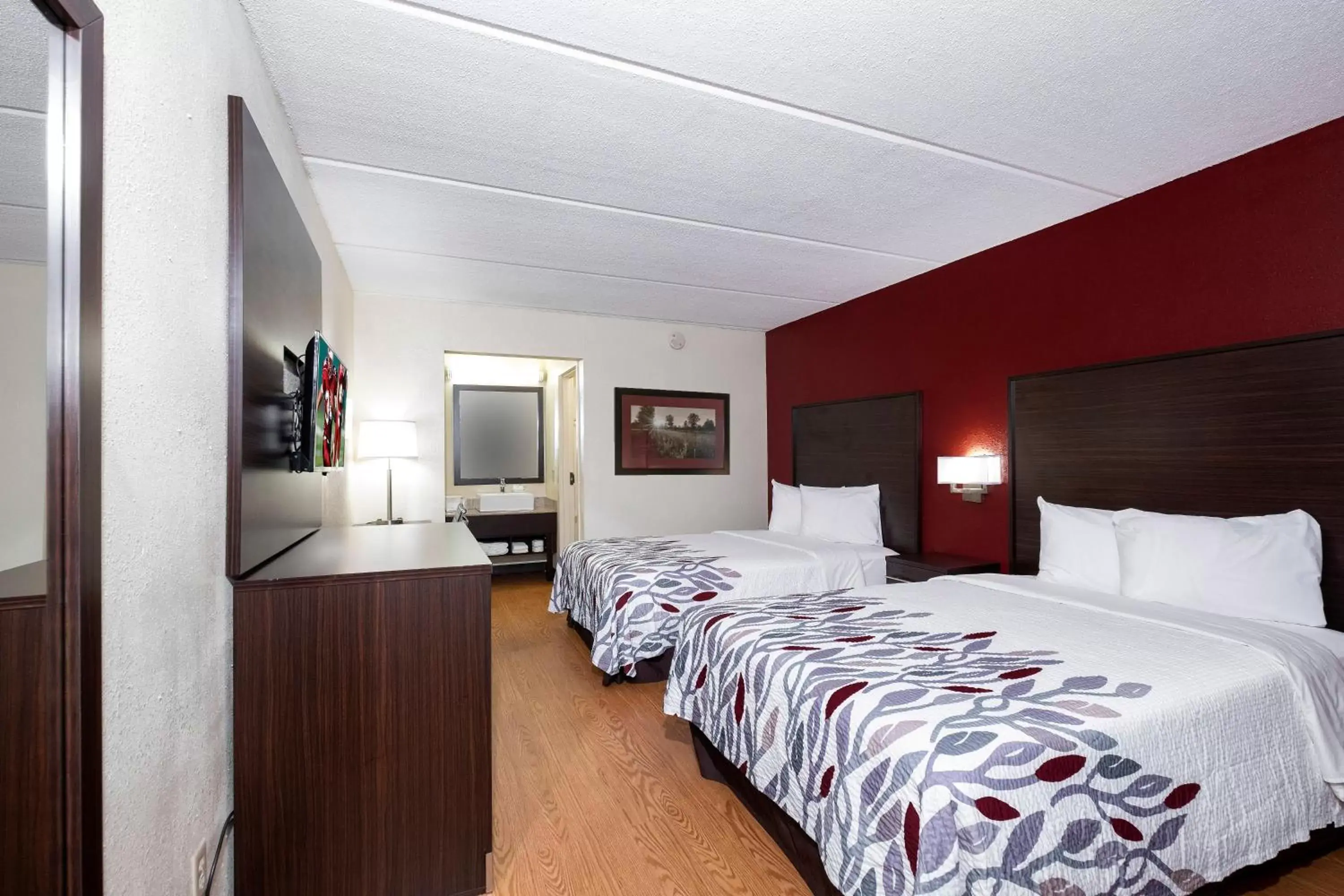 Deluxe Room with Two Double Beds Non-Smoking in Red Roof Inn Kenly - I-95 Deluxe Room with Two Double Beds Non-Smoking in Red Roof Inn Kenly - I-95