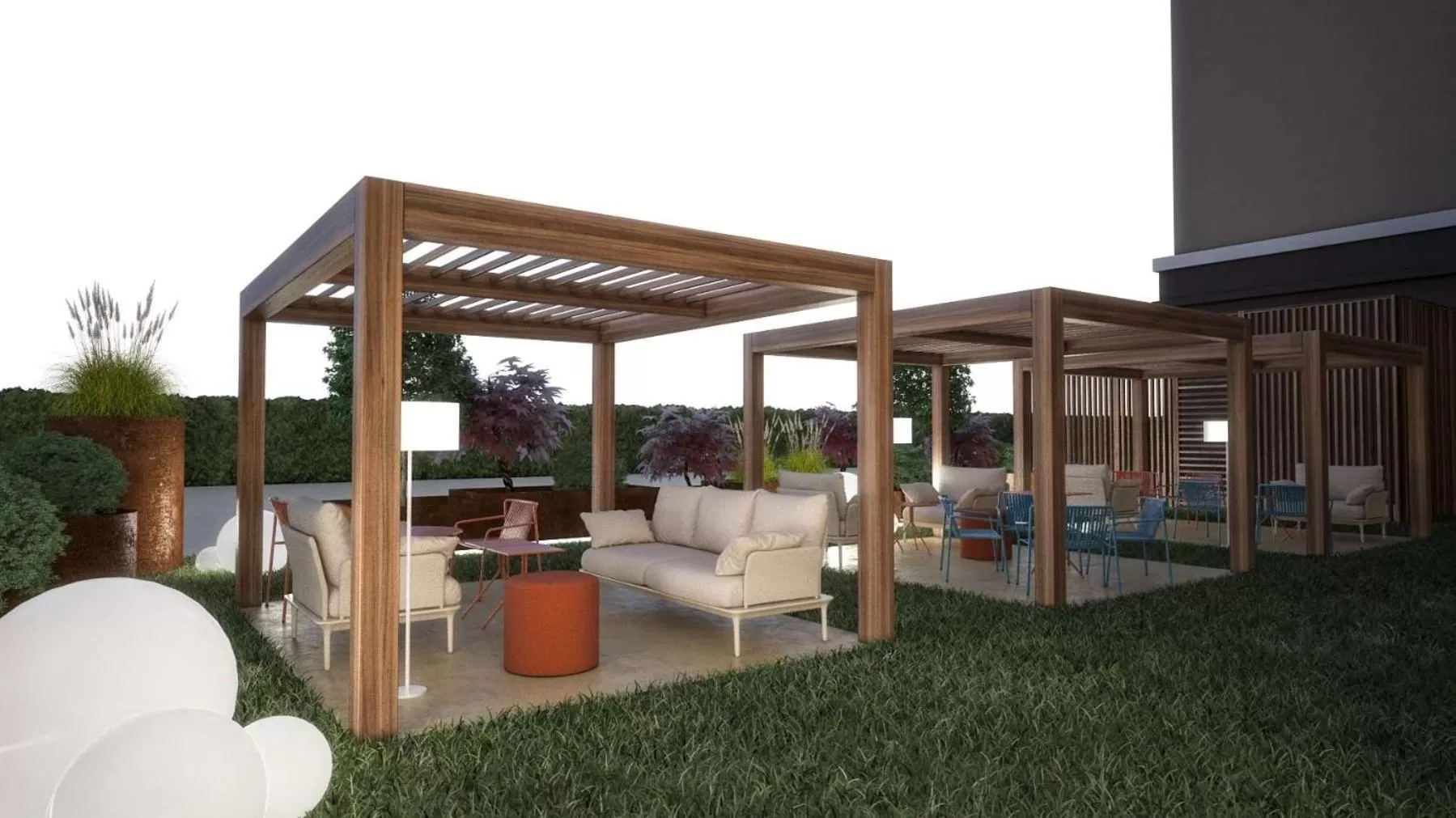 Patio in DoubleTree by Hilton Brescia