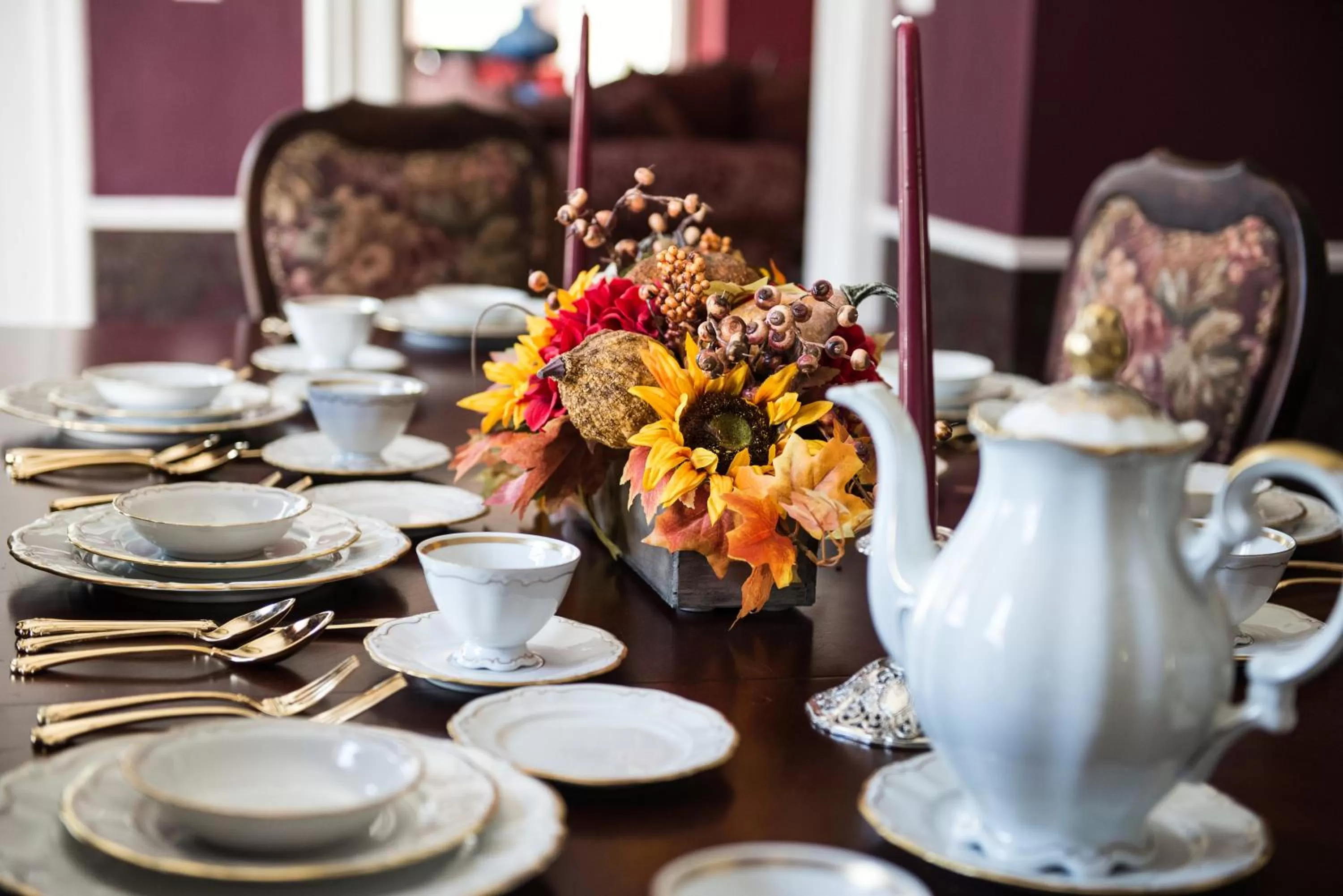 American breakfast in The Bevin House B&B