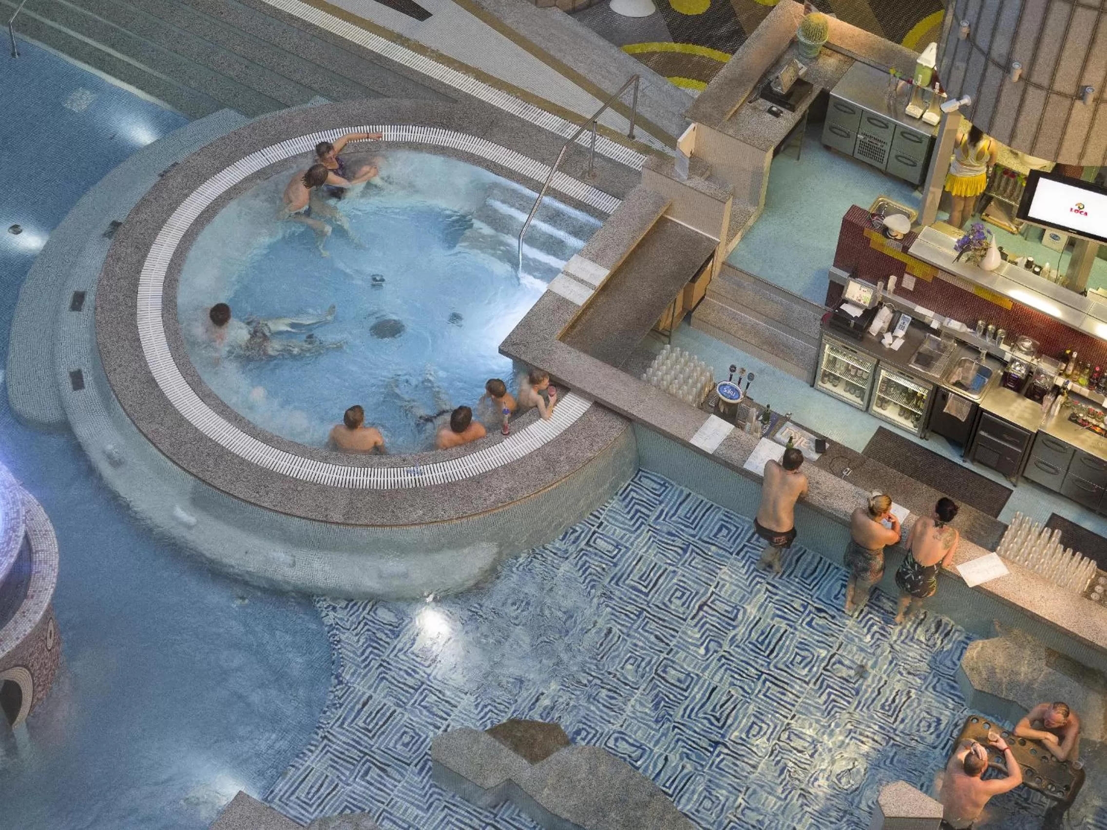 People in Tallink Spa & Conference Hotel