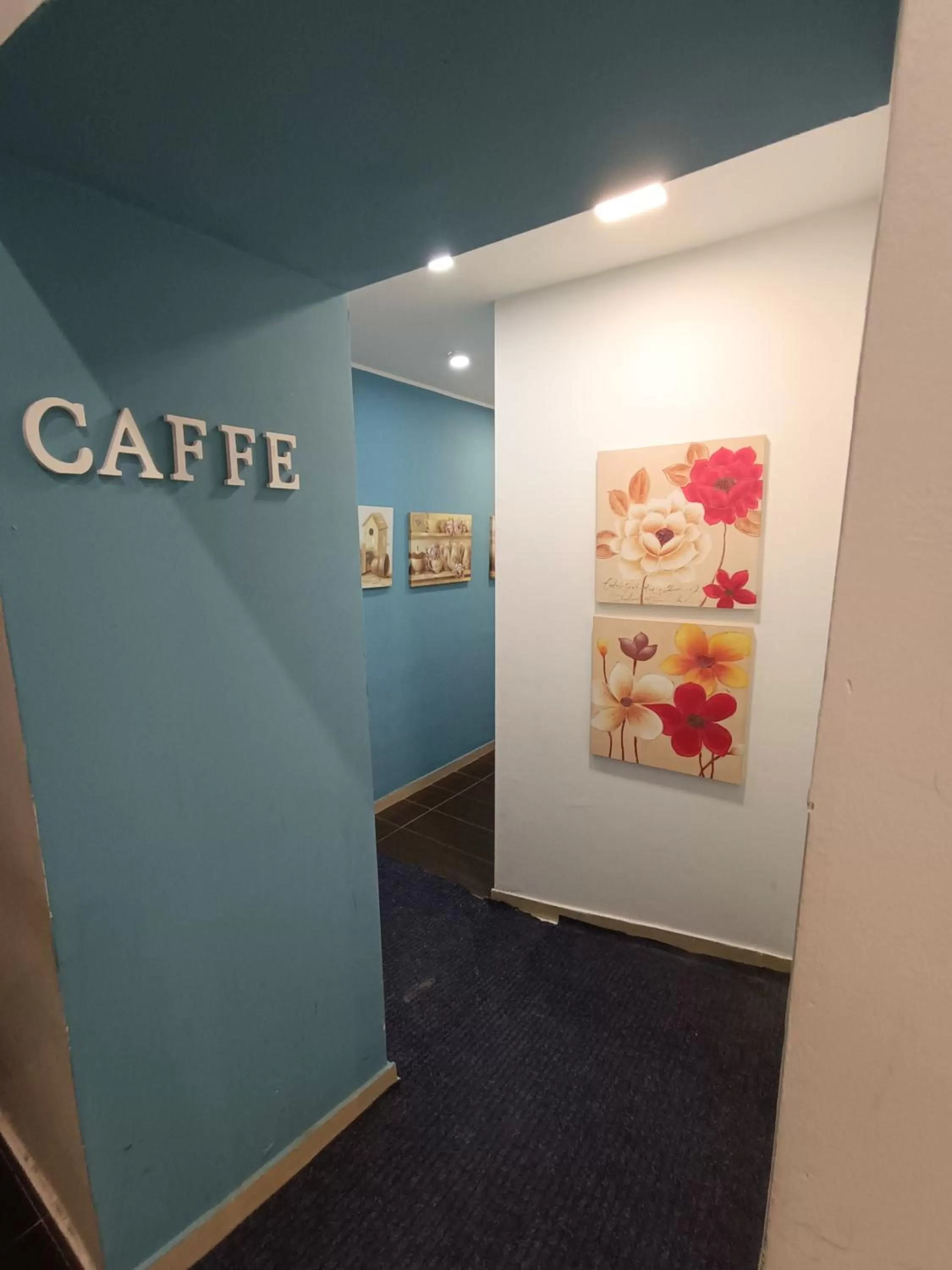 Property Logo/Sign in Golden Rooms