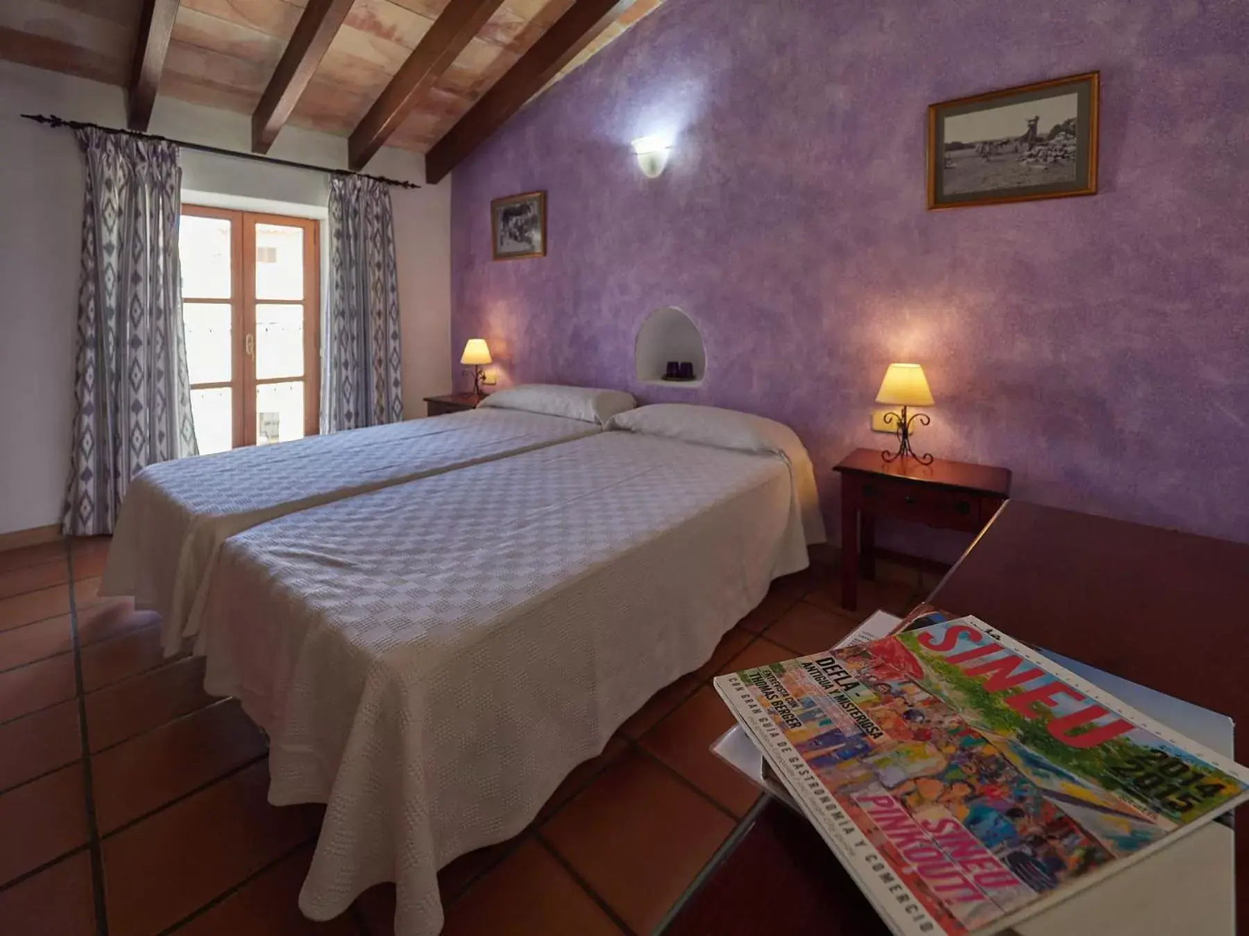 Twin Room with Private External Bathroom in Sa Barcella Twin Room with Private External Bathroom in Sa Barcella