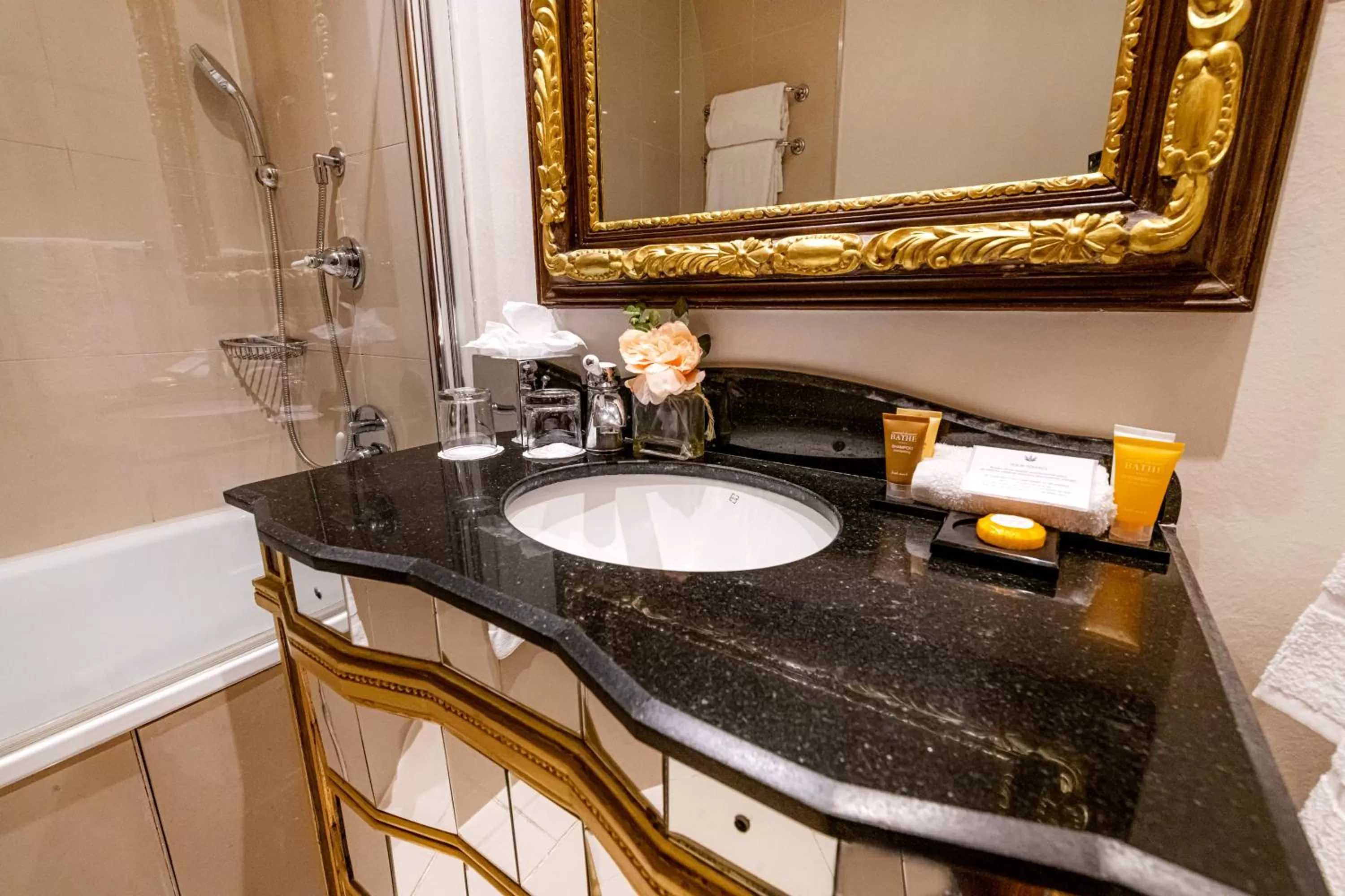 Bathroom in Ashburn Hotel