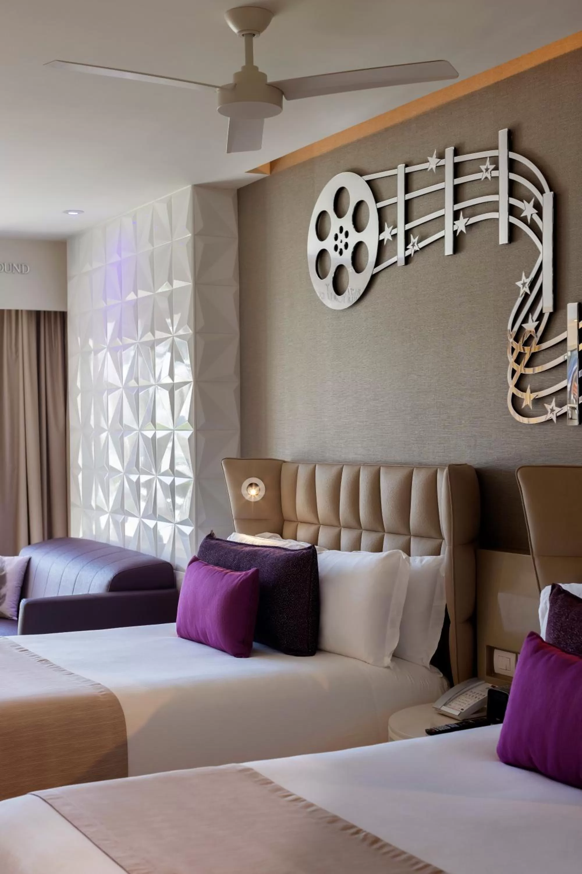 Bed in Planet Hollywood Cancun by Royalton, An Autograph Collection All-Inclusive Resort