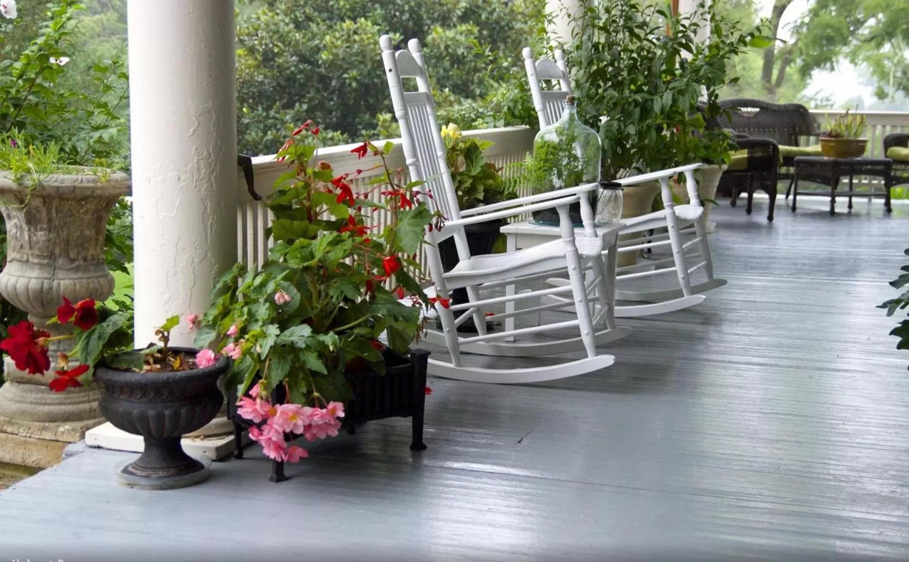 Patio in The Reynolds Mansion