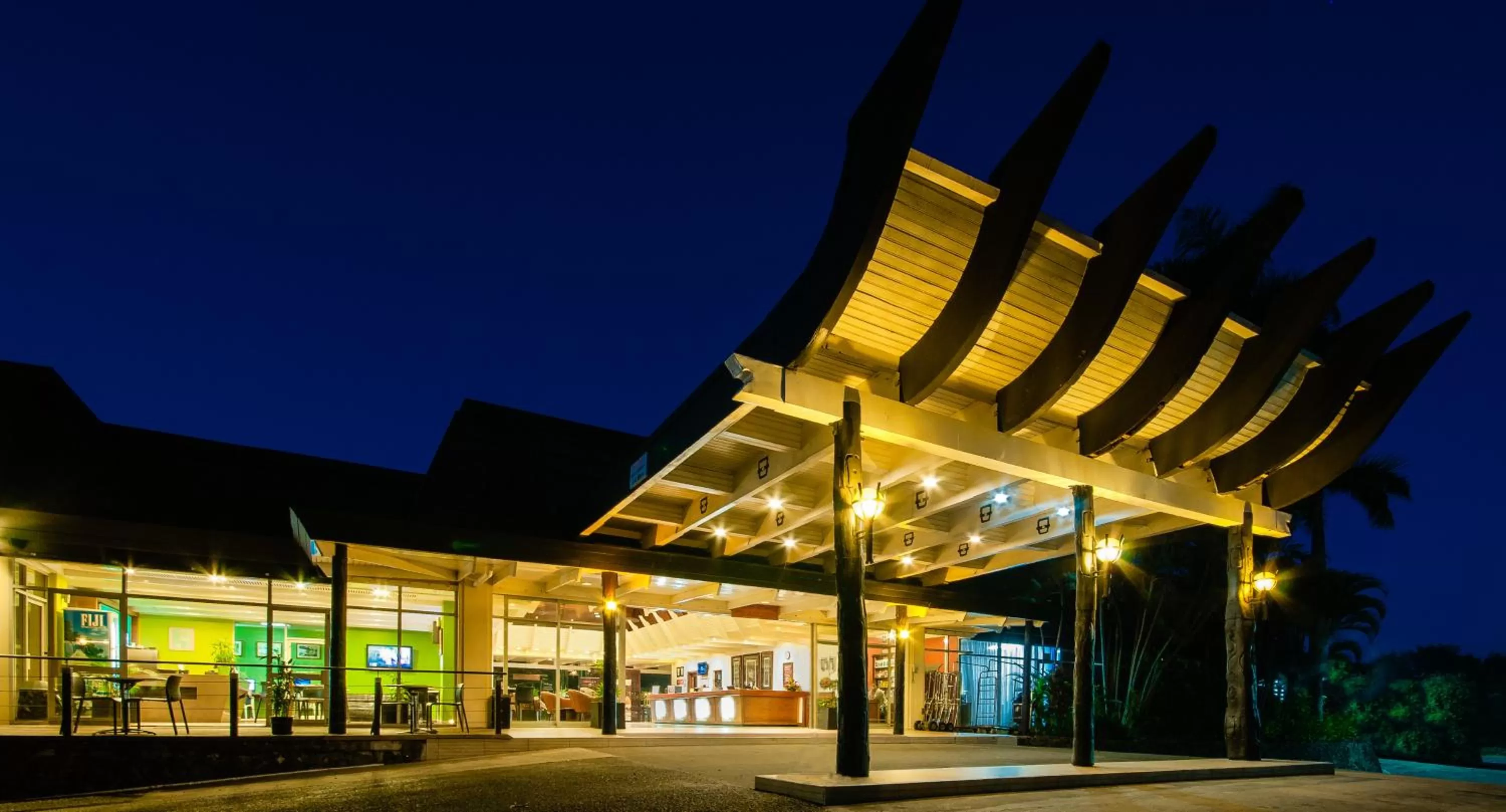 Facade/entrance in Tanoa International Hotel