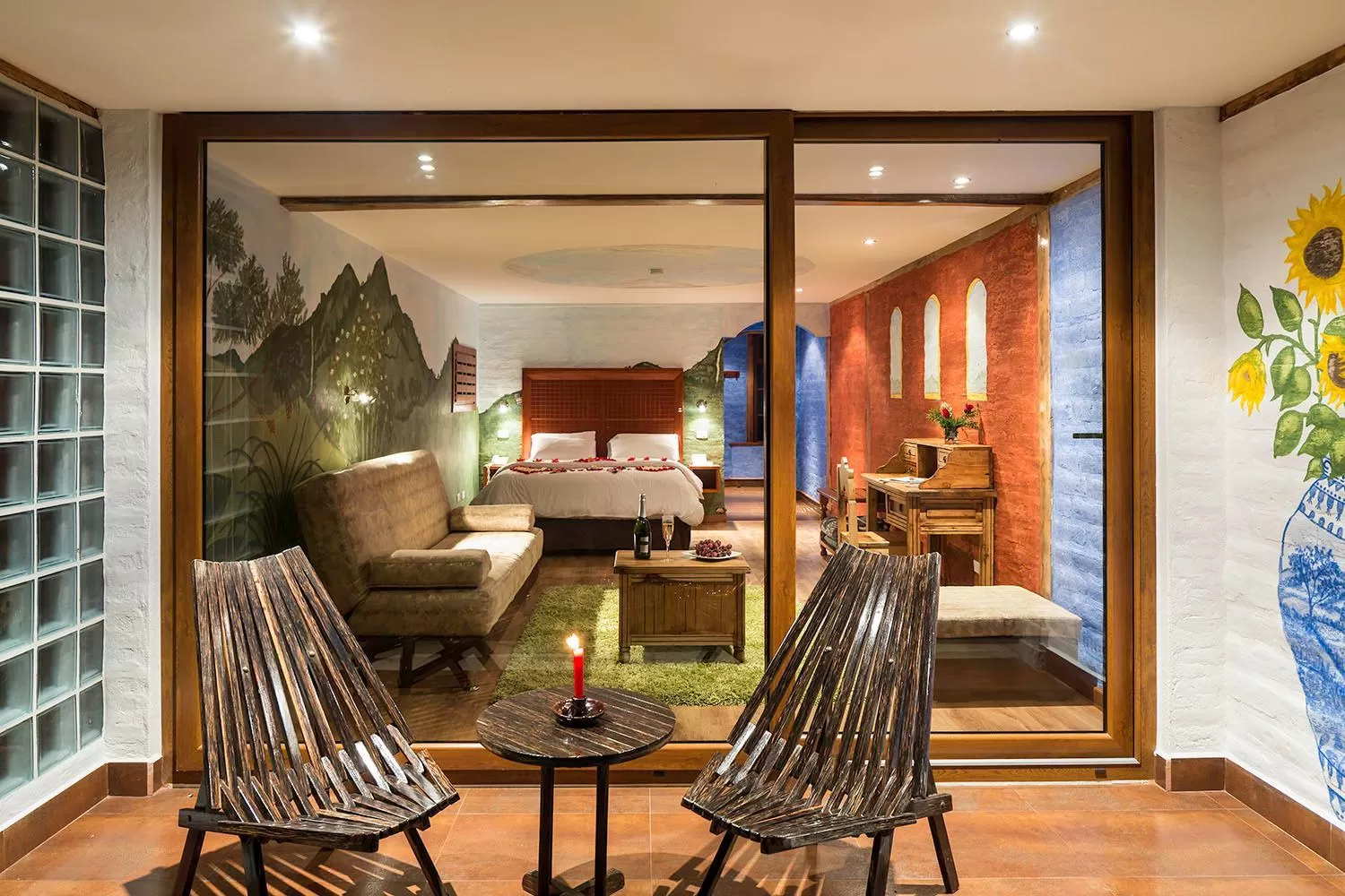 Living room, Seating Area in Luna Volcán, Adventure SPA