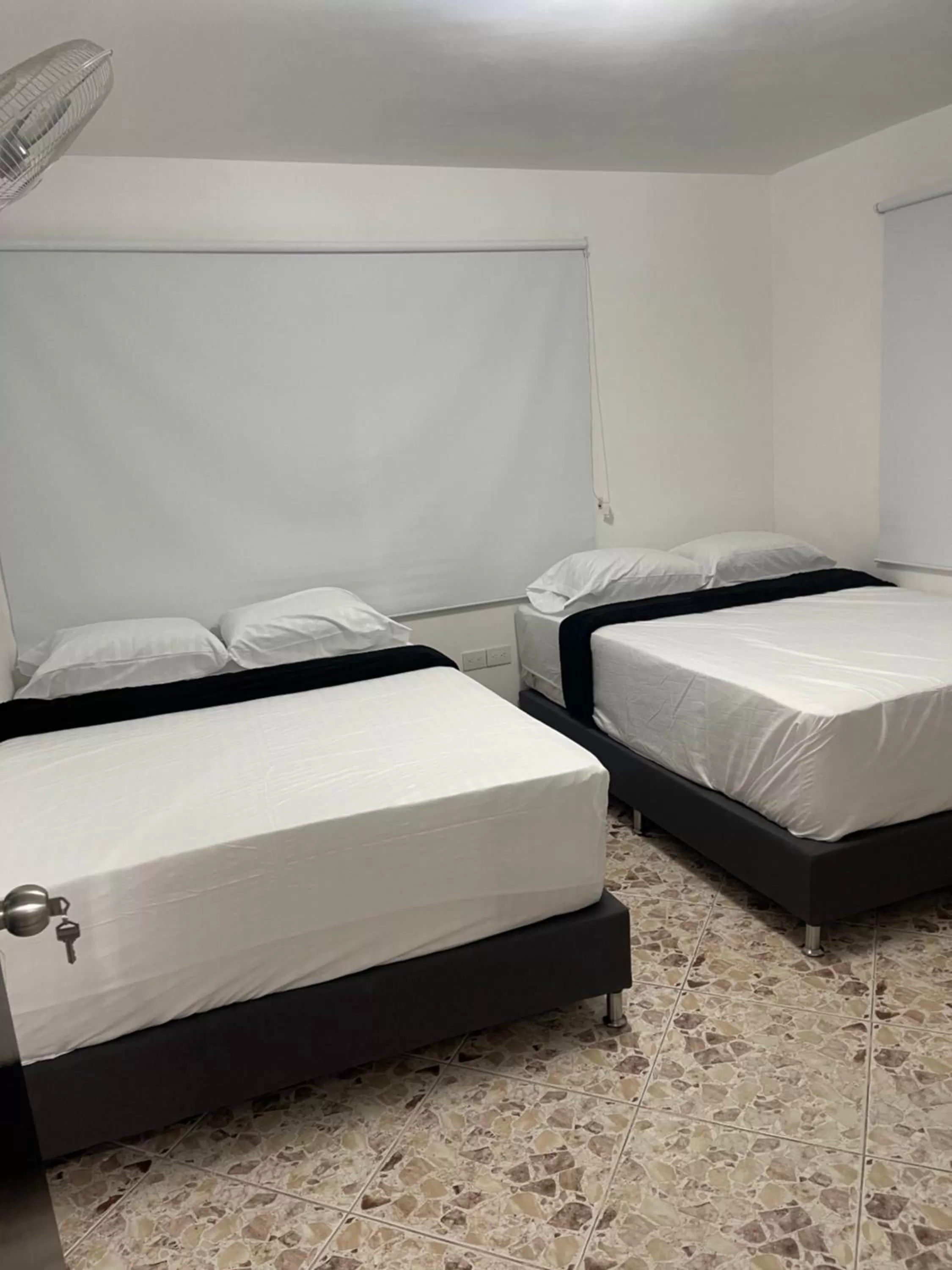 Bed in Hotel De León Estadio