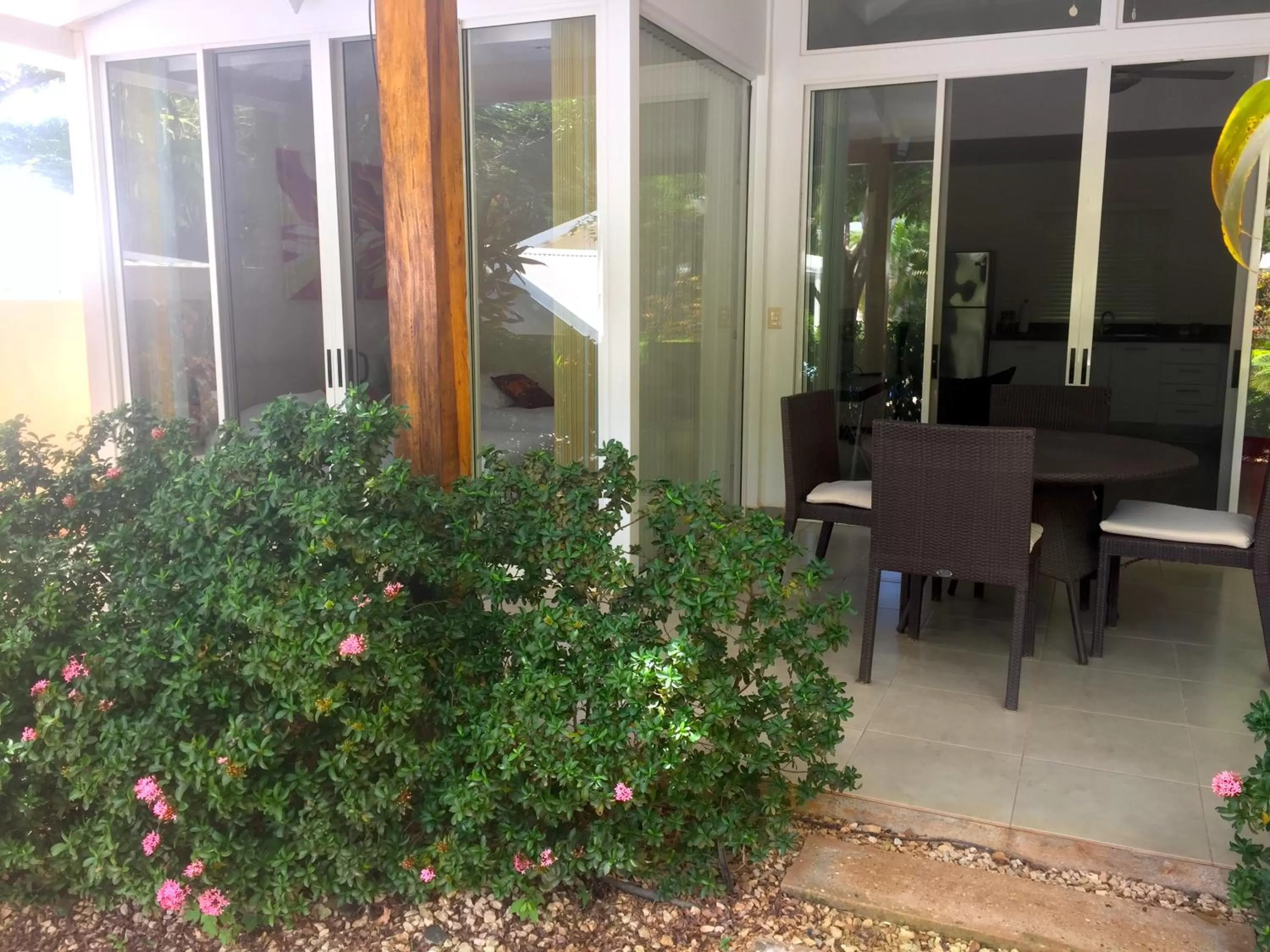 Patio in The Breeze Hotel & Villas