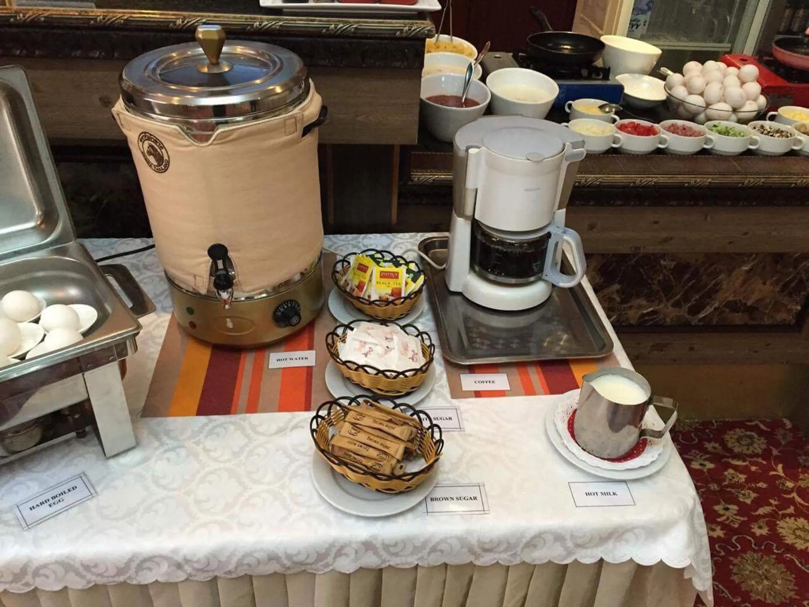 Buffet breakfast in Springs Hotel Ulaanbaatar