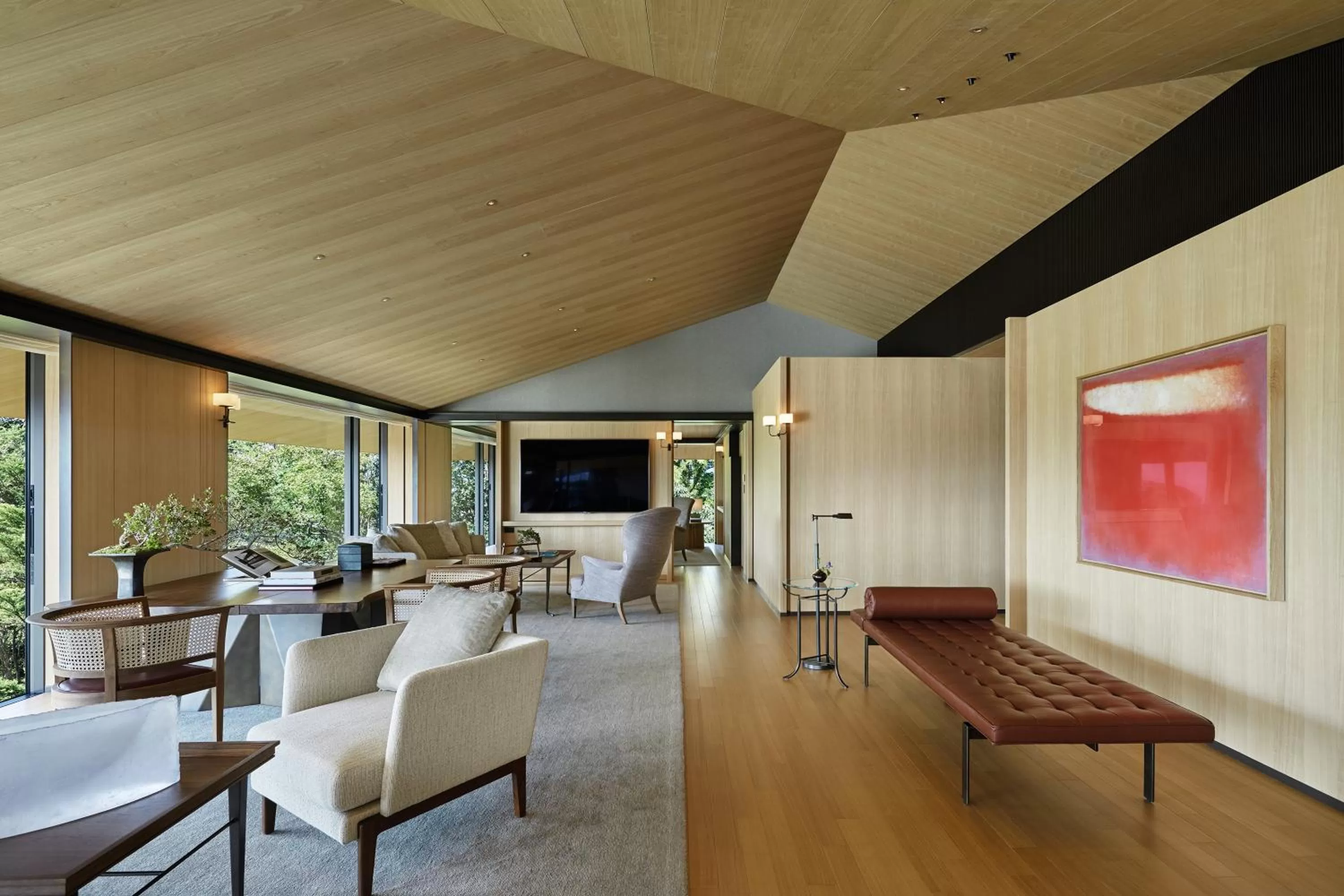 Seating area in Park Hyatt Kyoto