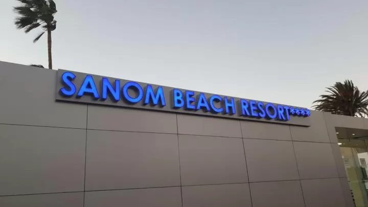 Facade/entrance in Sanom Beach Resort Only Adults