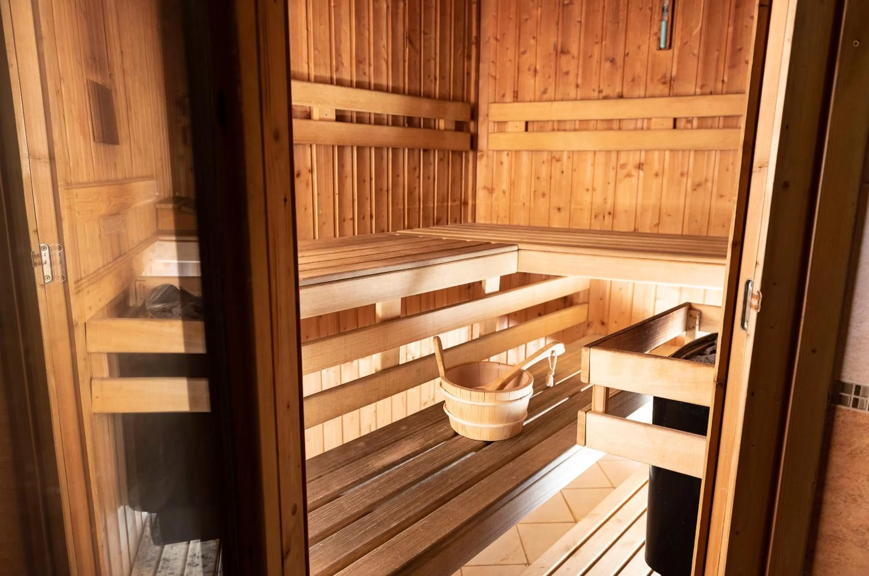 Sauna in Three Corners Hotel Art