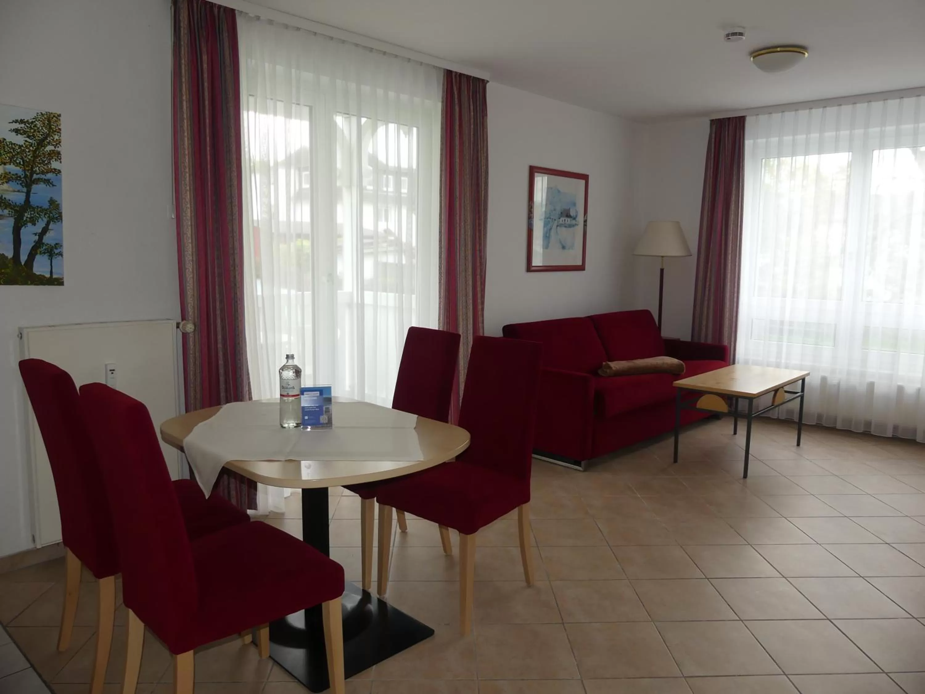 Living room, Seating Area in Apartmenthaus Binzer Sterne