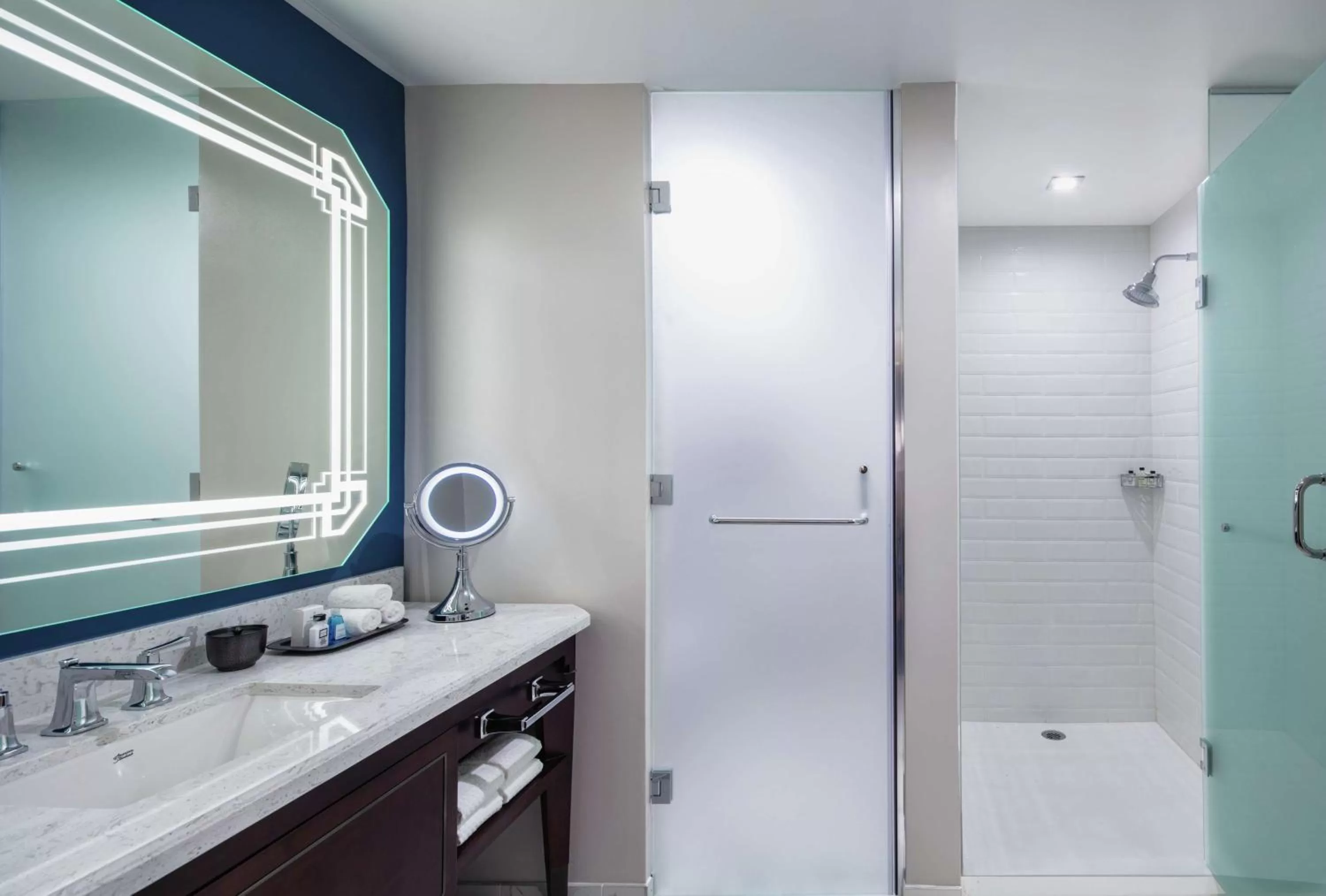 Bathroom in The Higgins Hotel New Orleans, Curio Collection by Hilton