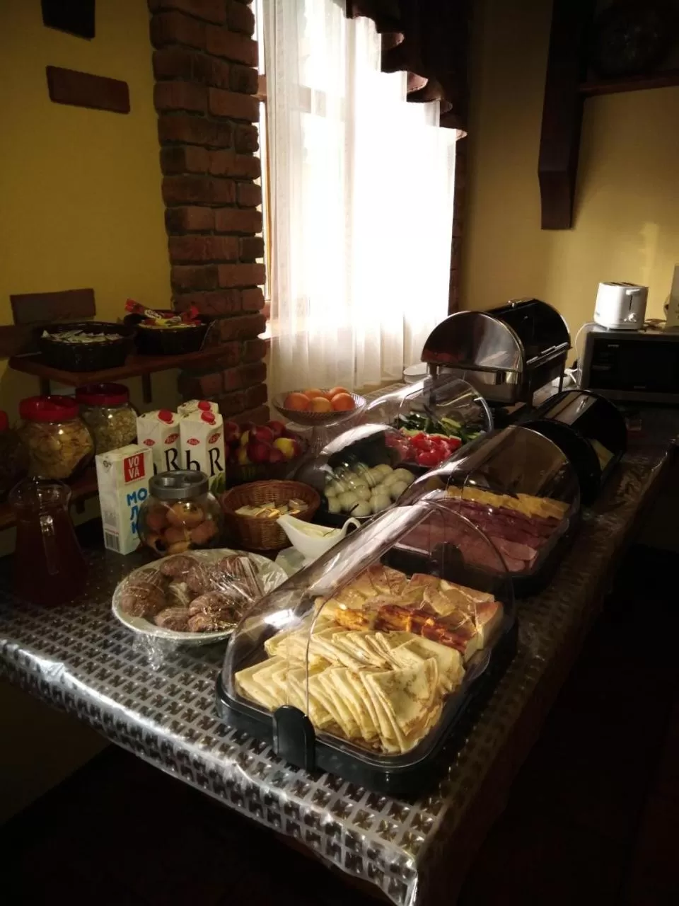 Buffet breakfast, Food in Stara Vezha Hotel