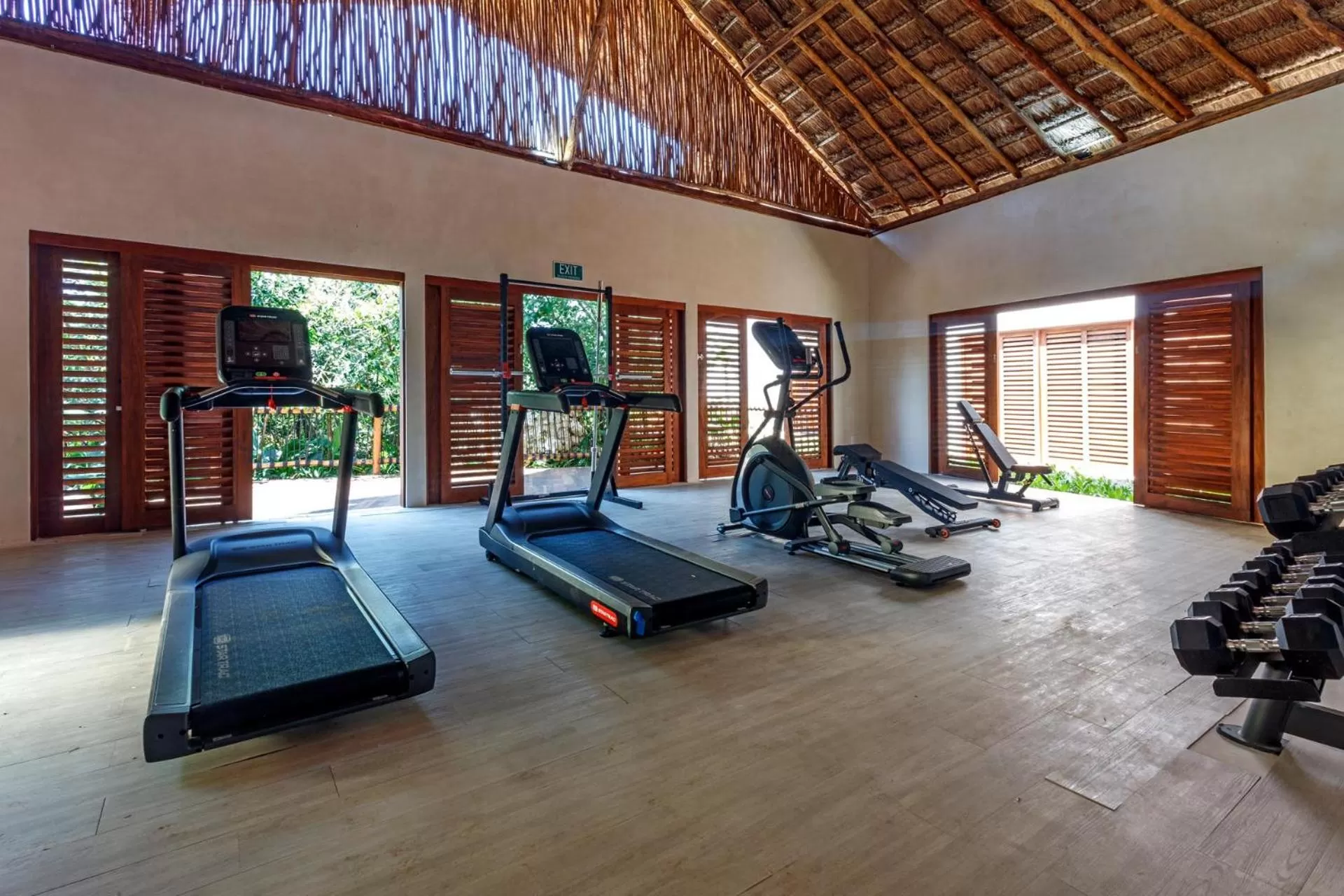 Fitness centre/facilities in Hotel Shibari - Restaurant & Cenote Club