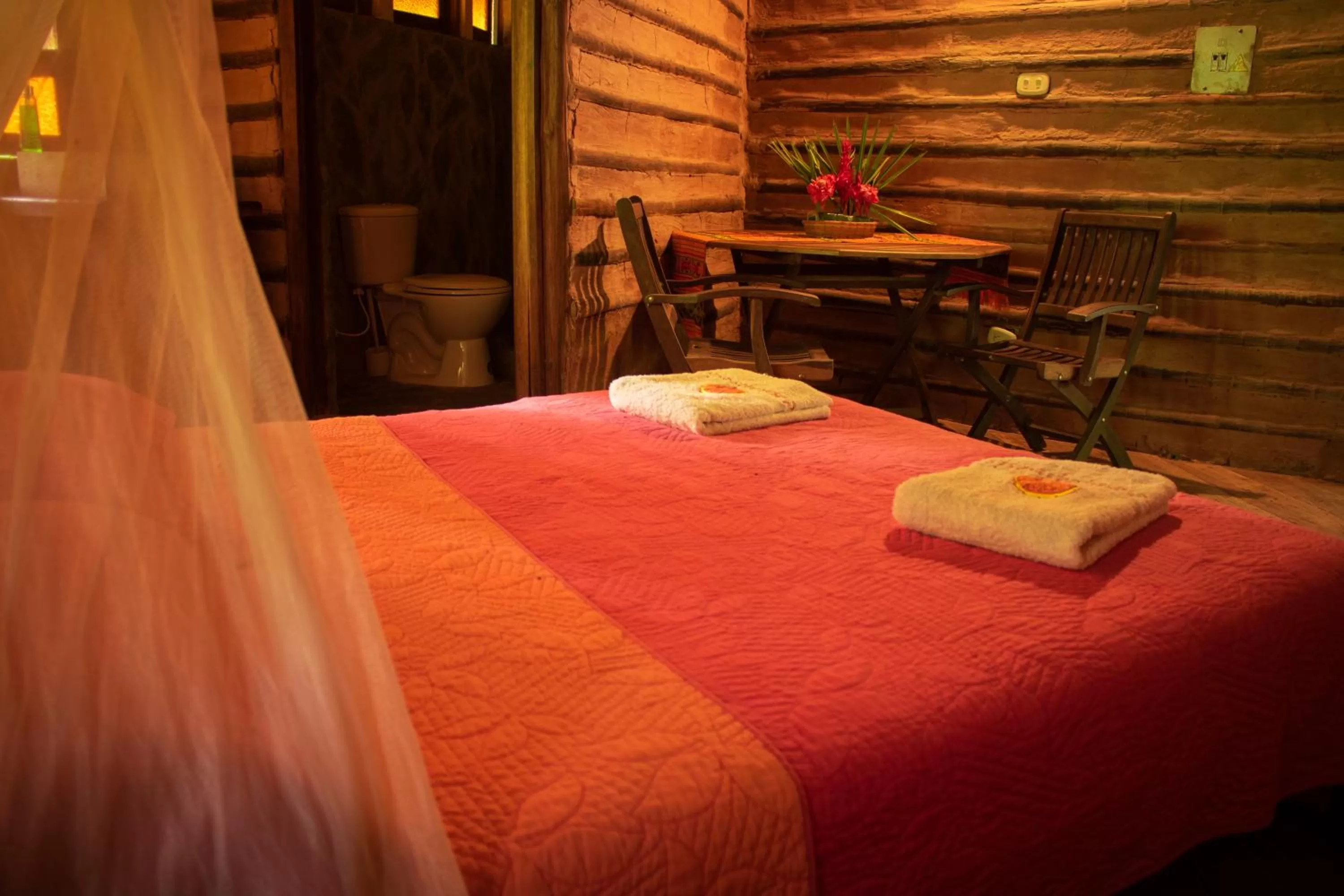 Bed in Ecolodge Cosmogénesis