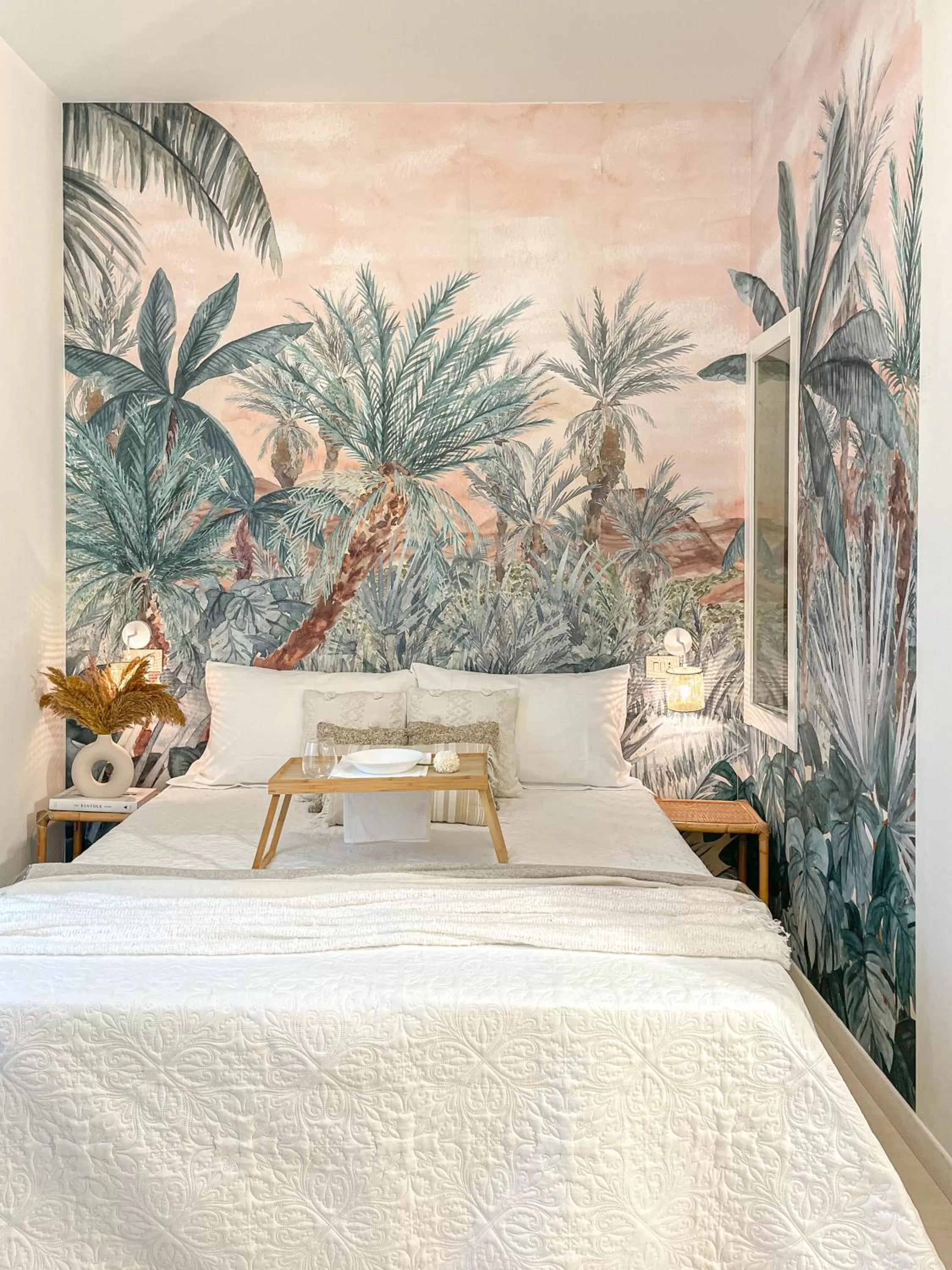 Bed in Americana Beach House