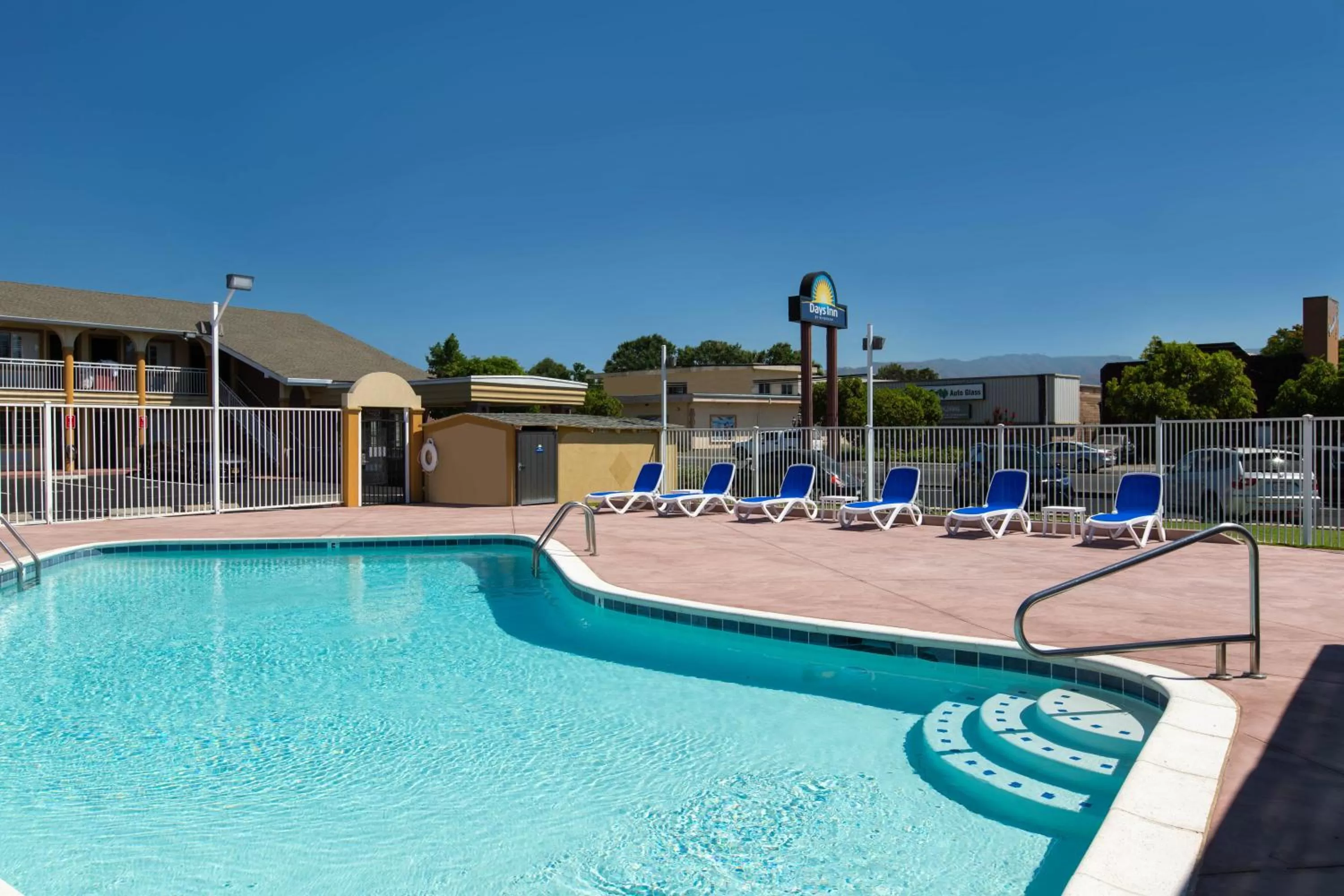 Pool view in Days Inn by Wyndham Ukiah