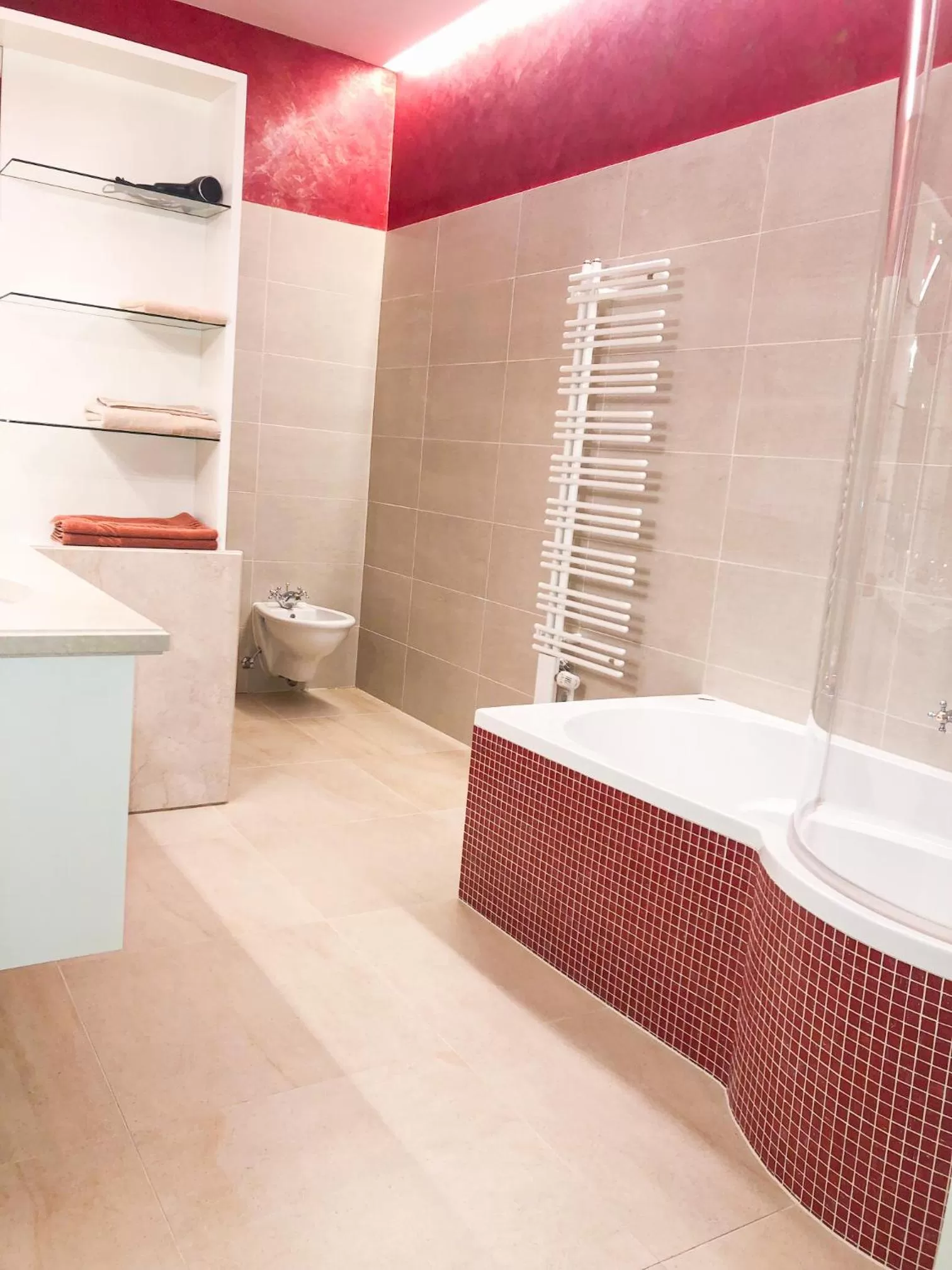 Shower, Bathroom in Die Schmiede