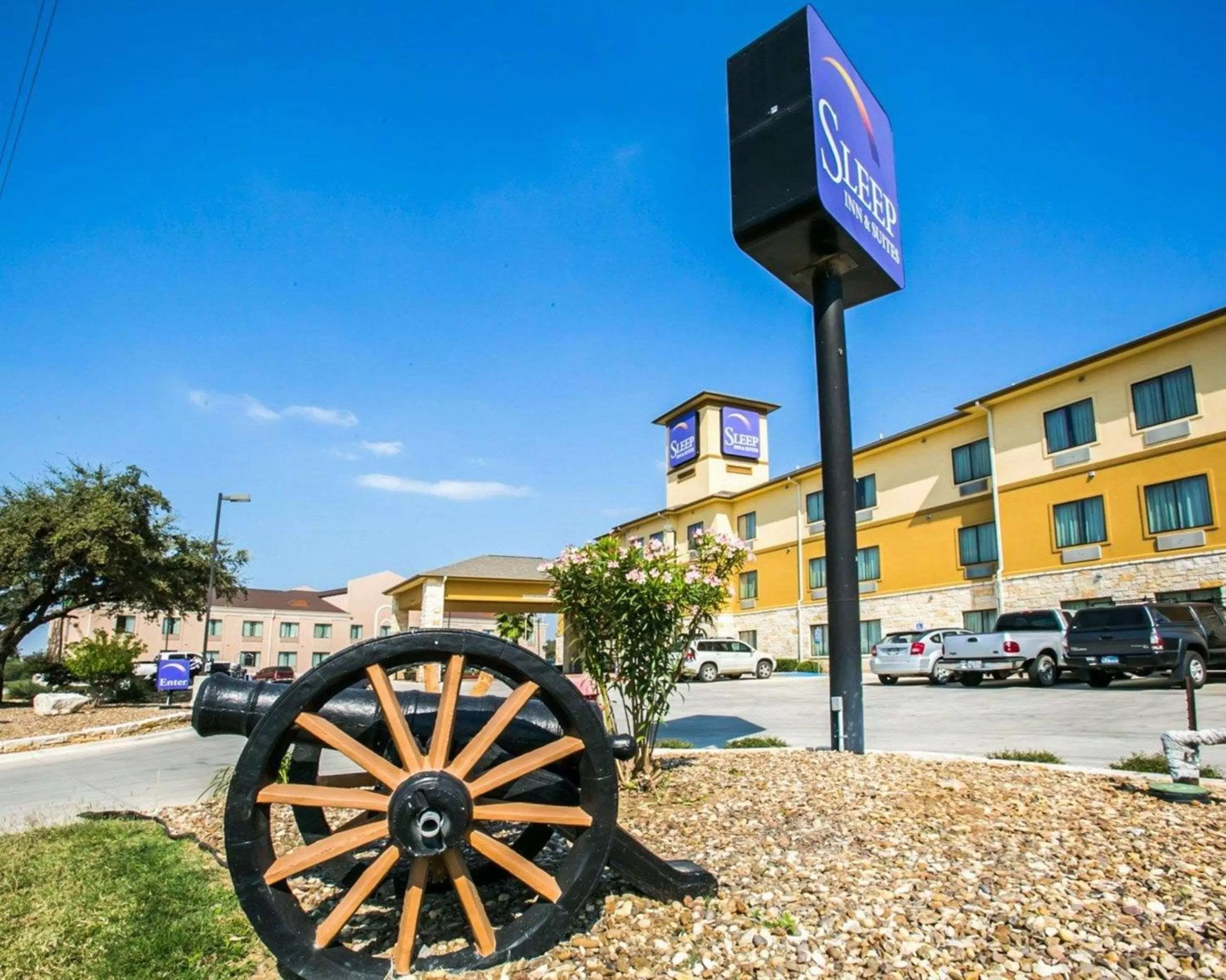 Property building in Sleep Inn & Suites Gonzales near Palmetto State Park
