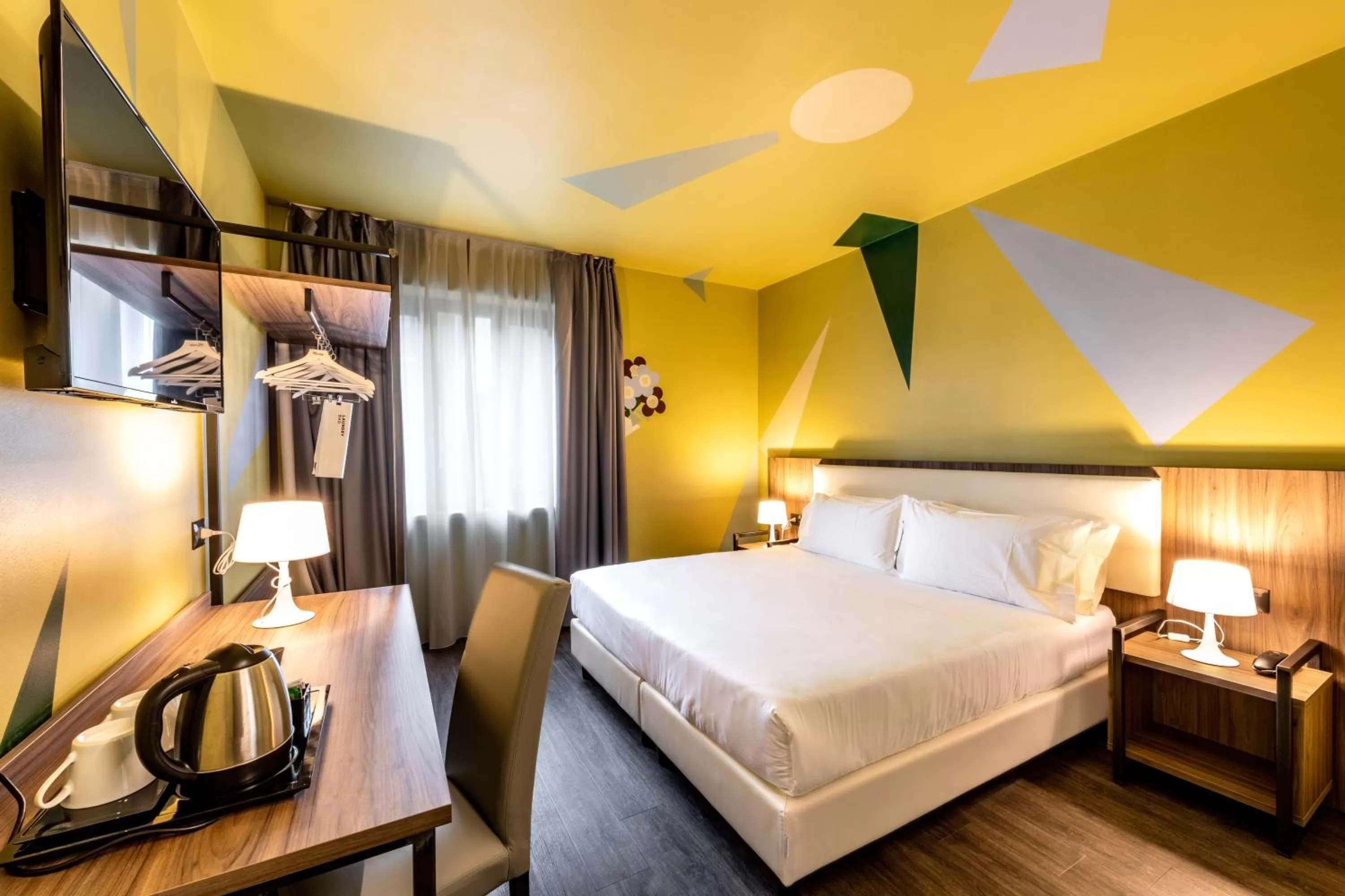 Bed in Muraless Art Hotel - WorldHotels Crafted