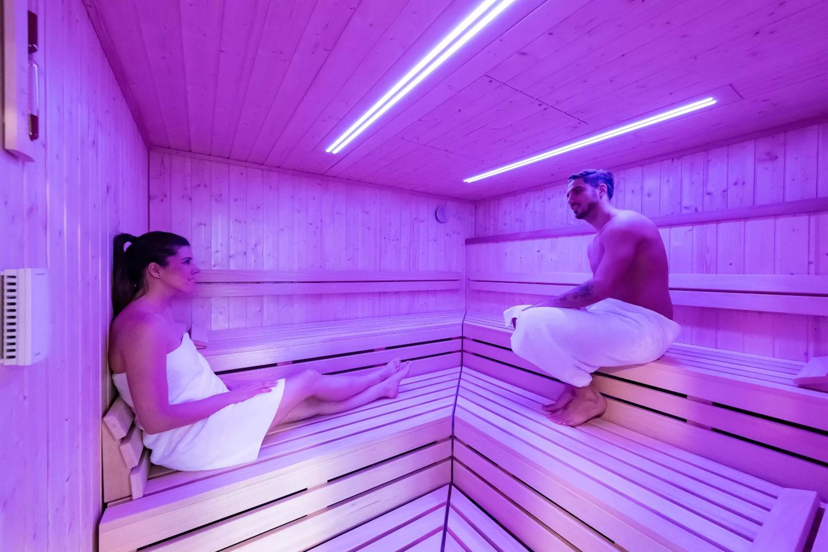 Sauna in HARBR Hotel Heilbronn, a member of Radisson Individuals