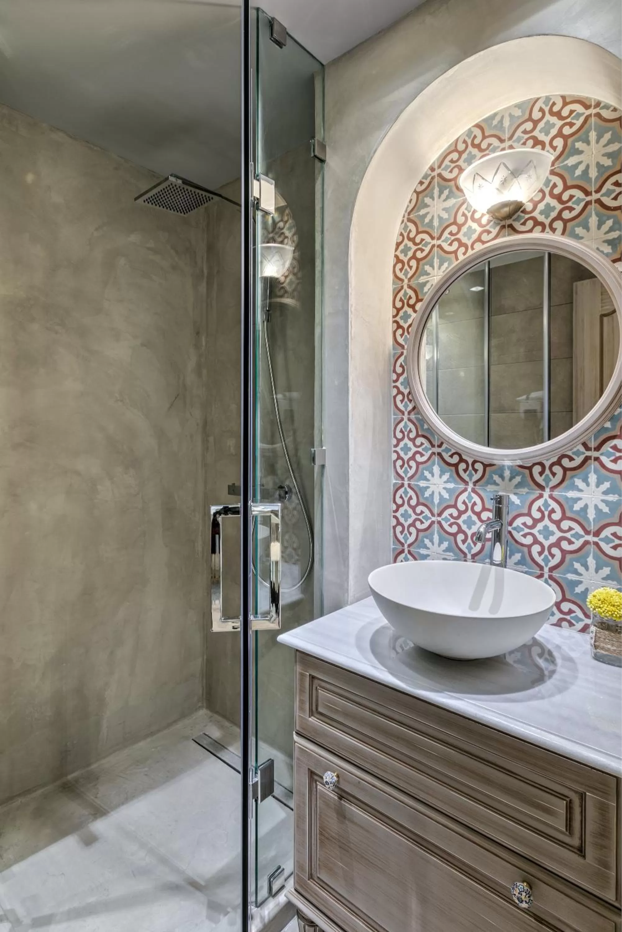 Shower in Estia Boutique Apartments