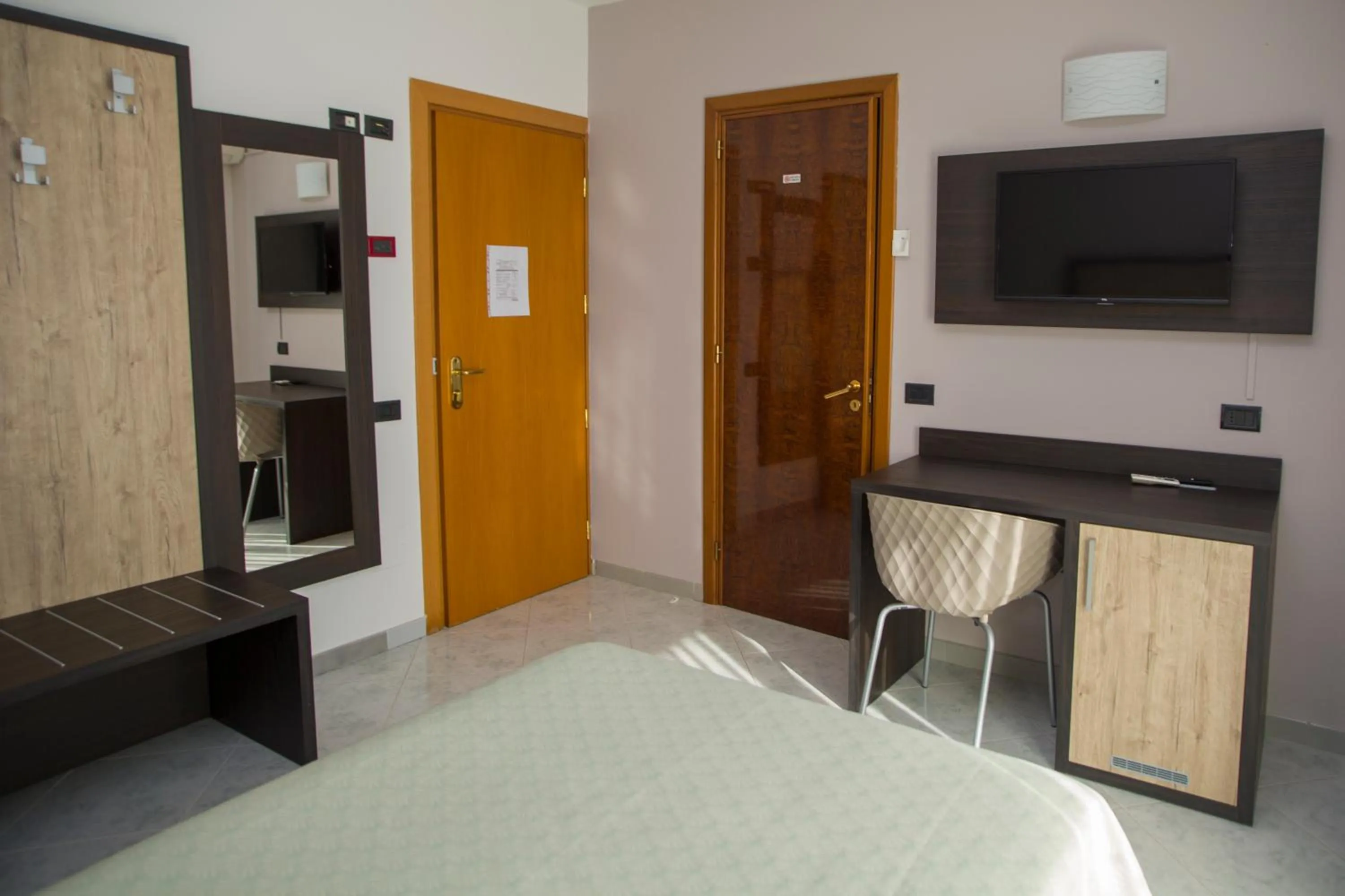 Bed in Hotel San Marco