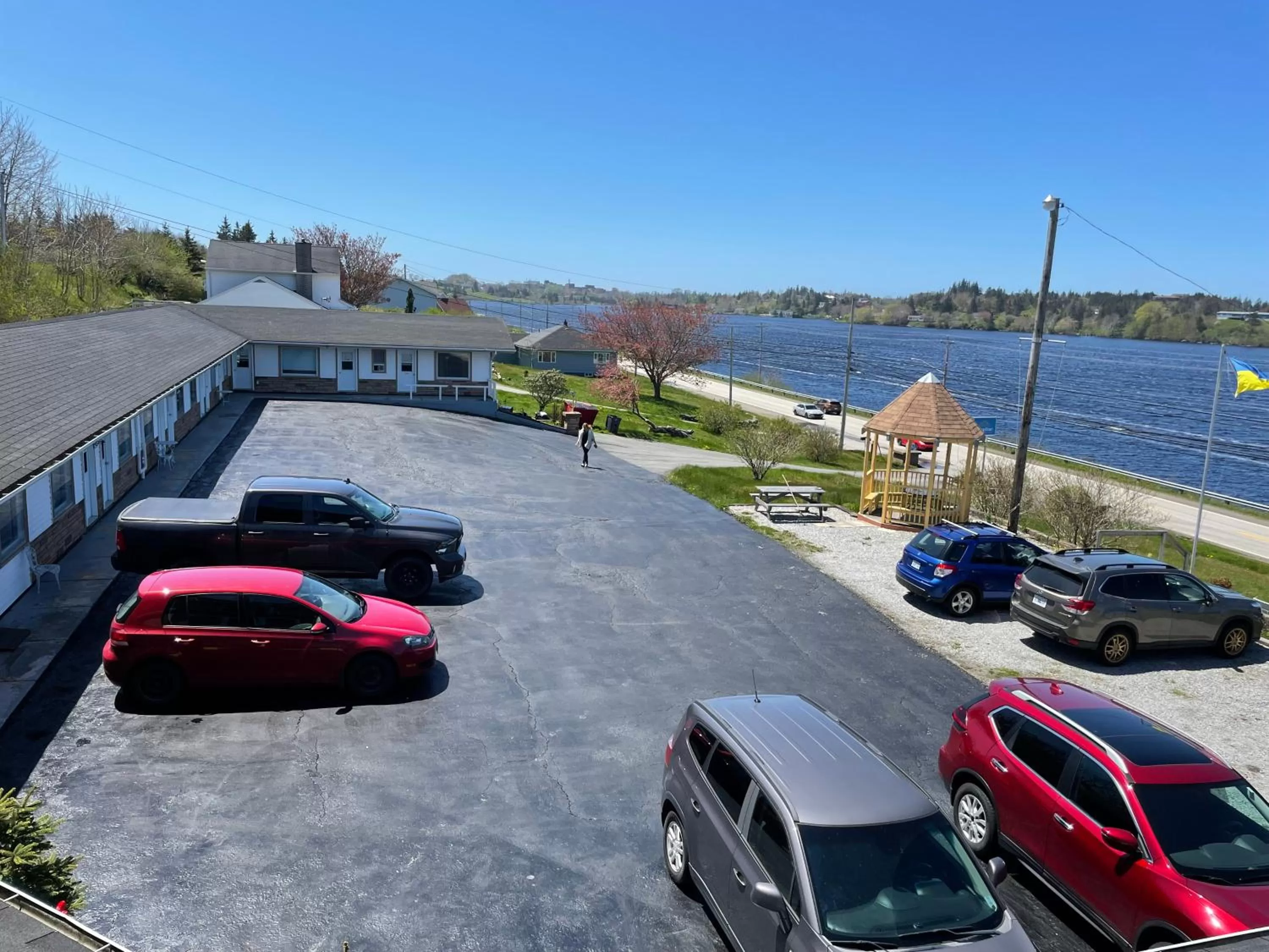 Balcony/Terrace in Novastar Motel On The Lake