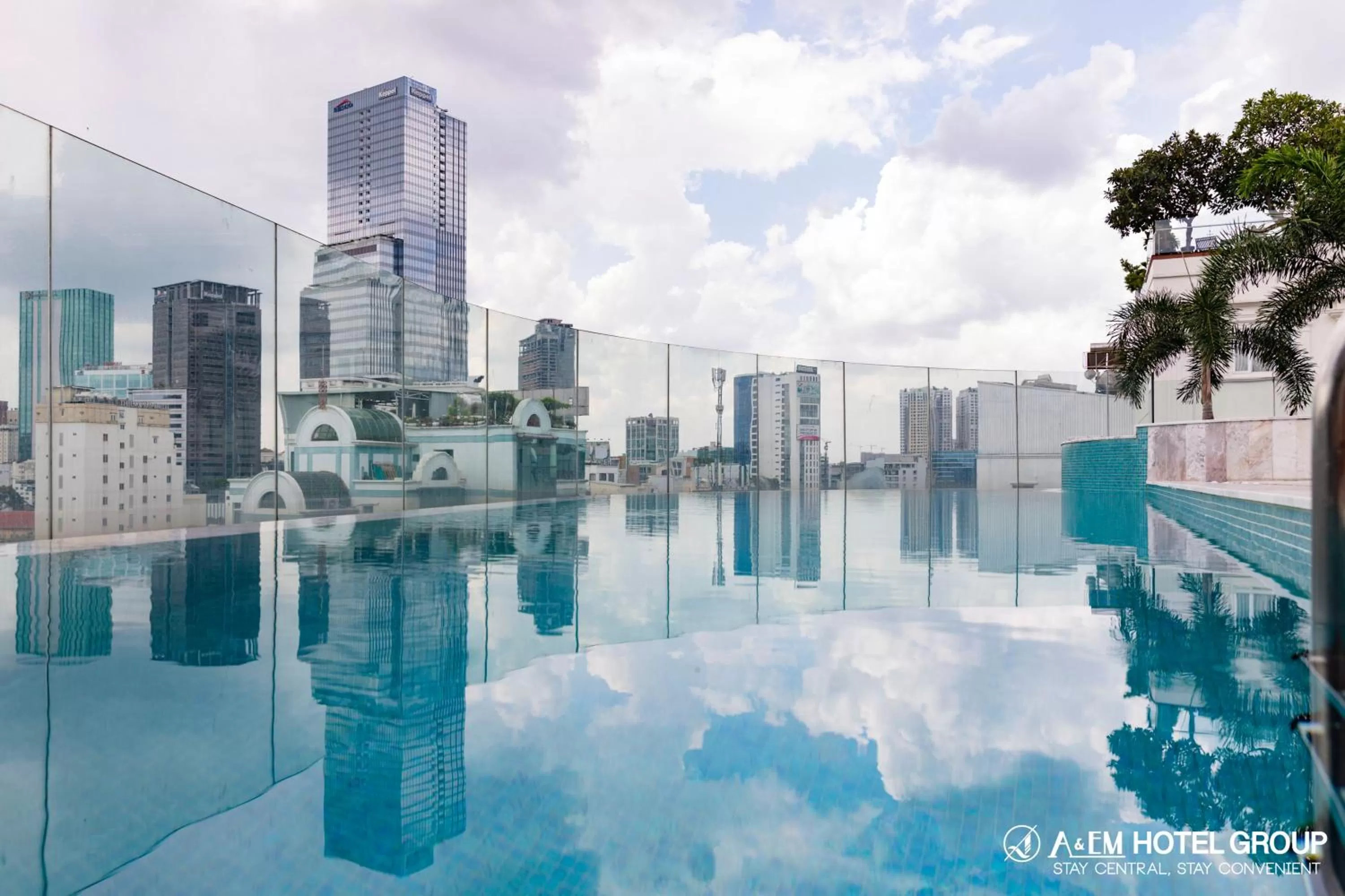 Swimming Pool in A&EM Saigon Hotel