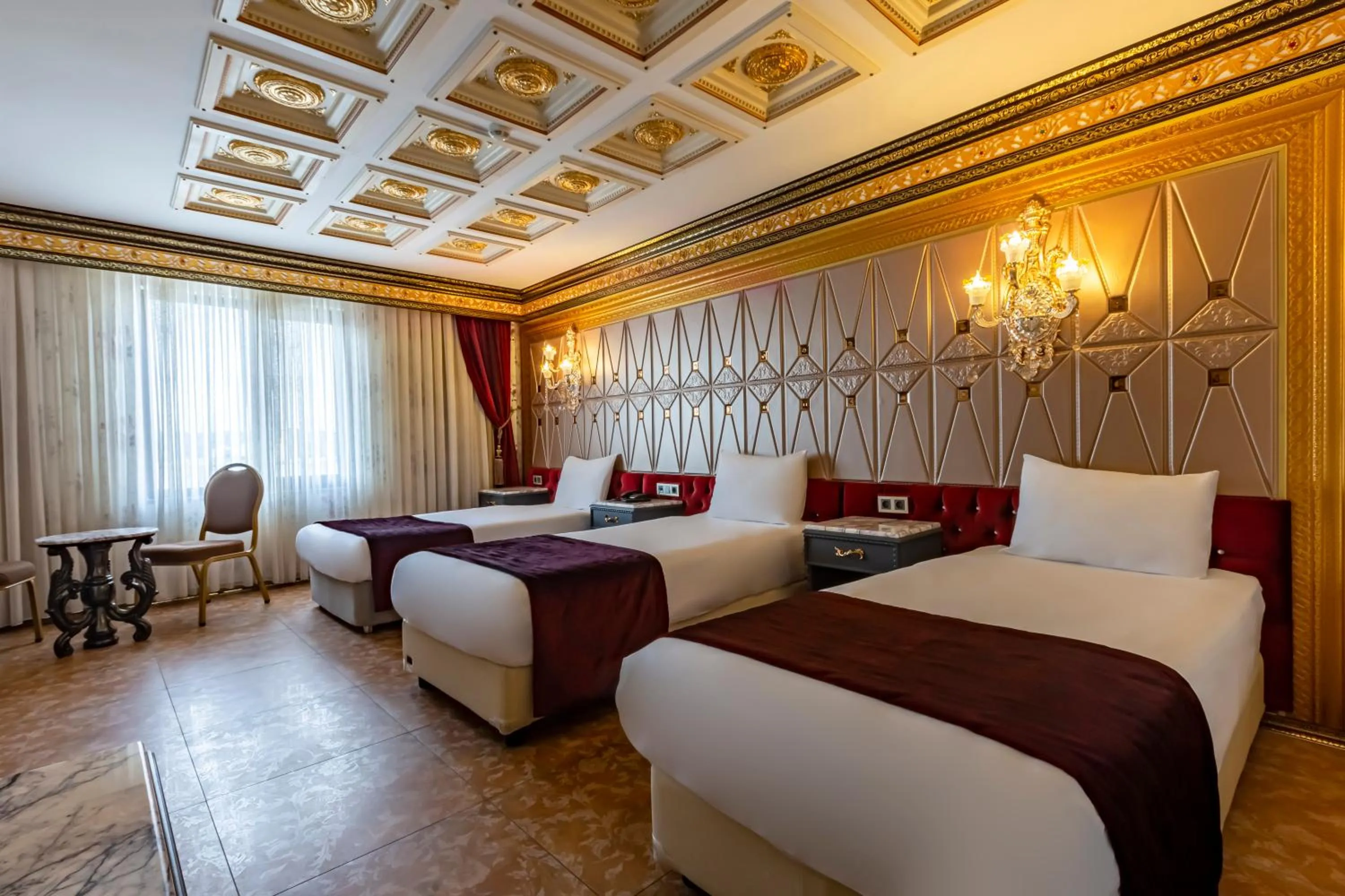 Bed in Laleli Blue Marmaray Hotel