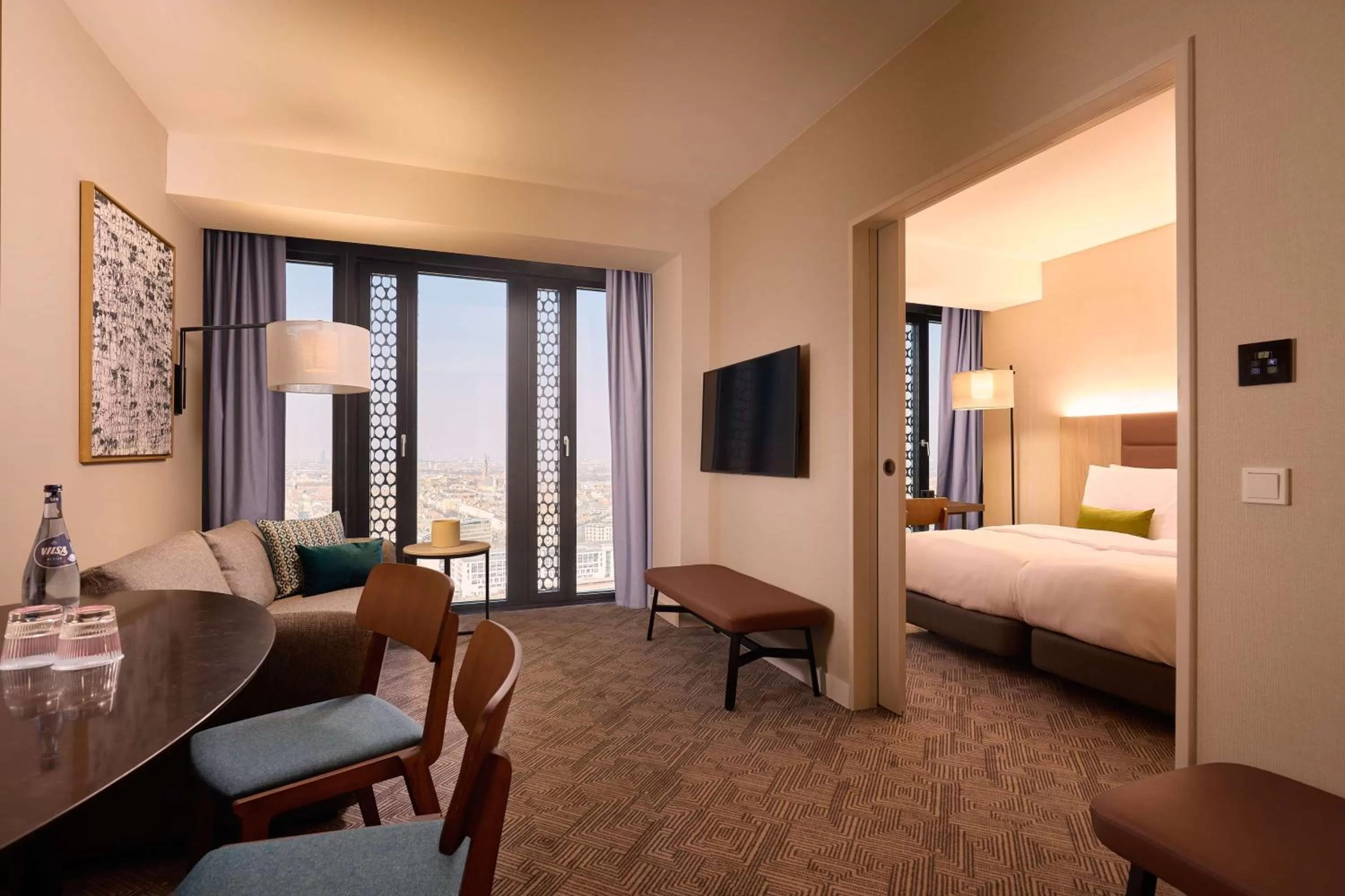 Bedroom, Bed in Adina Apartment Hotel Munich