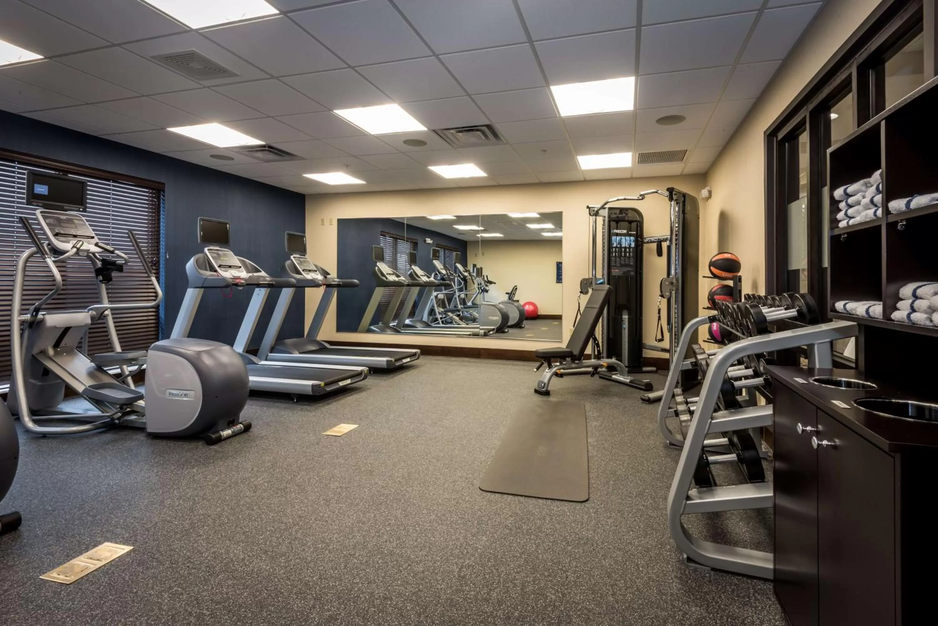 Fitness centre/facilities in Hampton Inn & Suites By Hilton Hammond, In