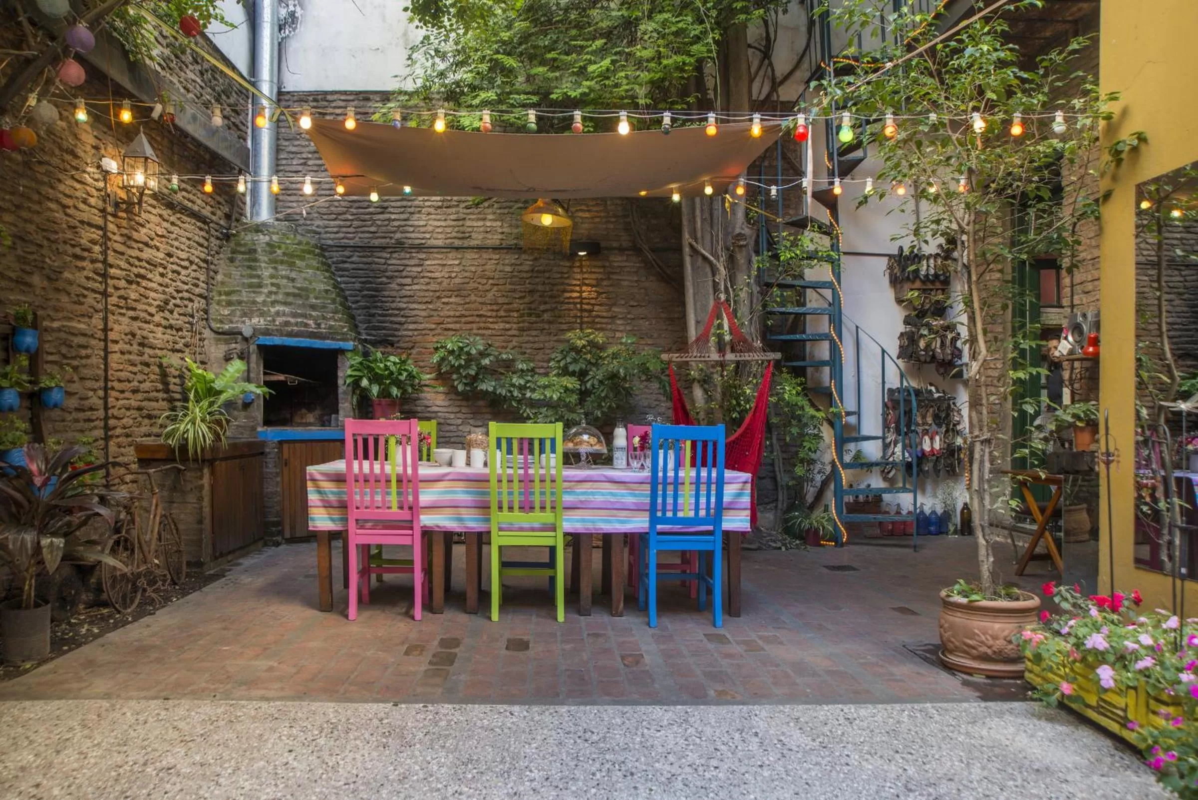 Garden in Lina's Tango Guesthouse