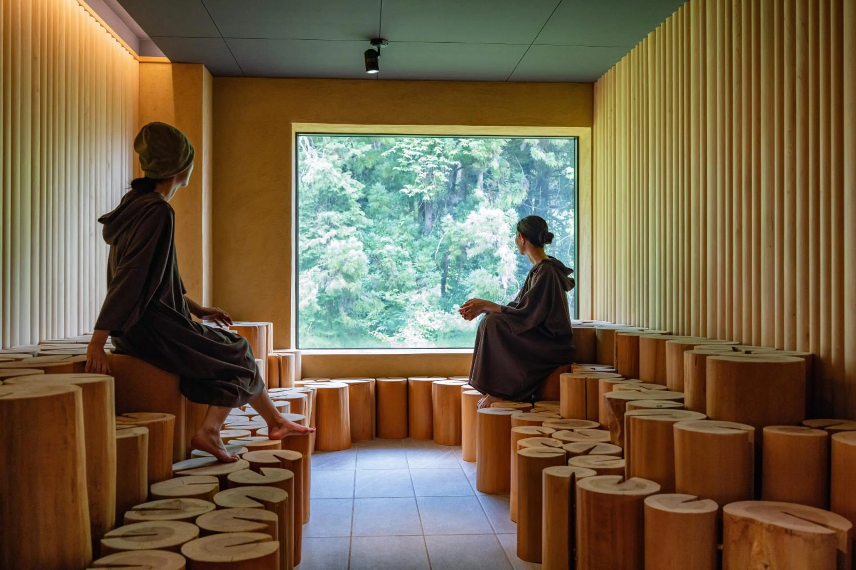 Sauna in Urari Takeo Garden Terrace Spa Resorts