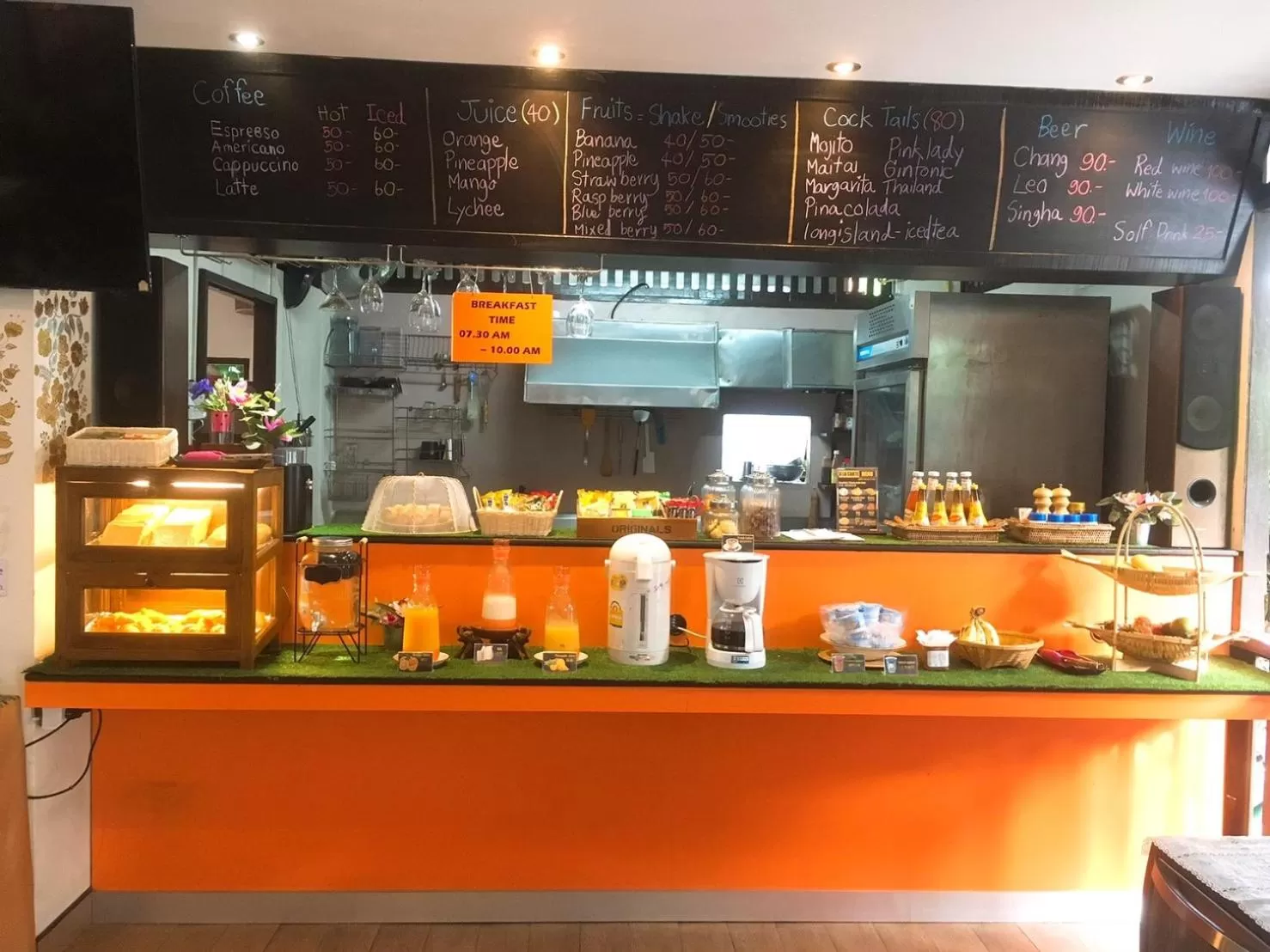 Buffet breakfast in BB Mantra Boutique Hotel