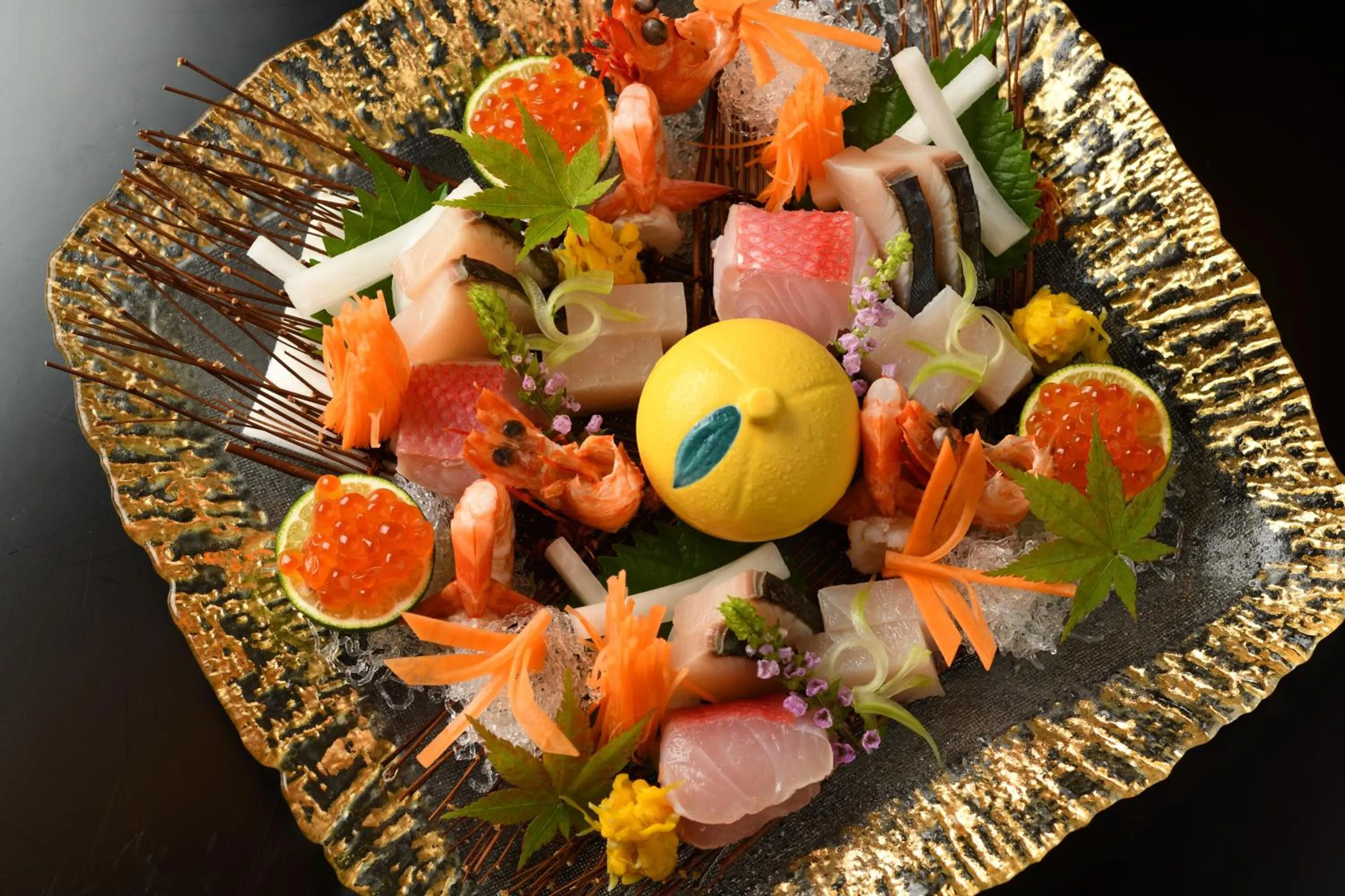 Food close-up in Hohoemino Kuyufu Tsuruya