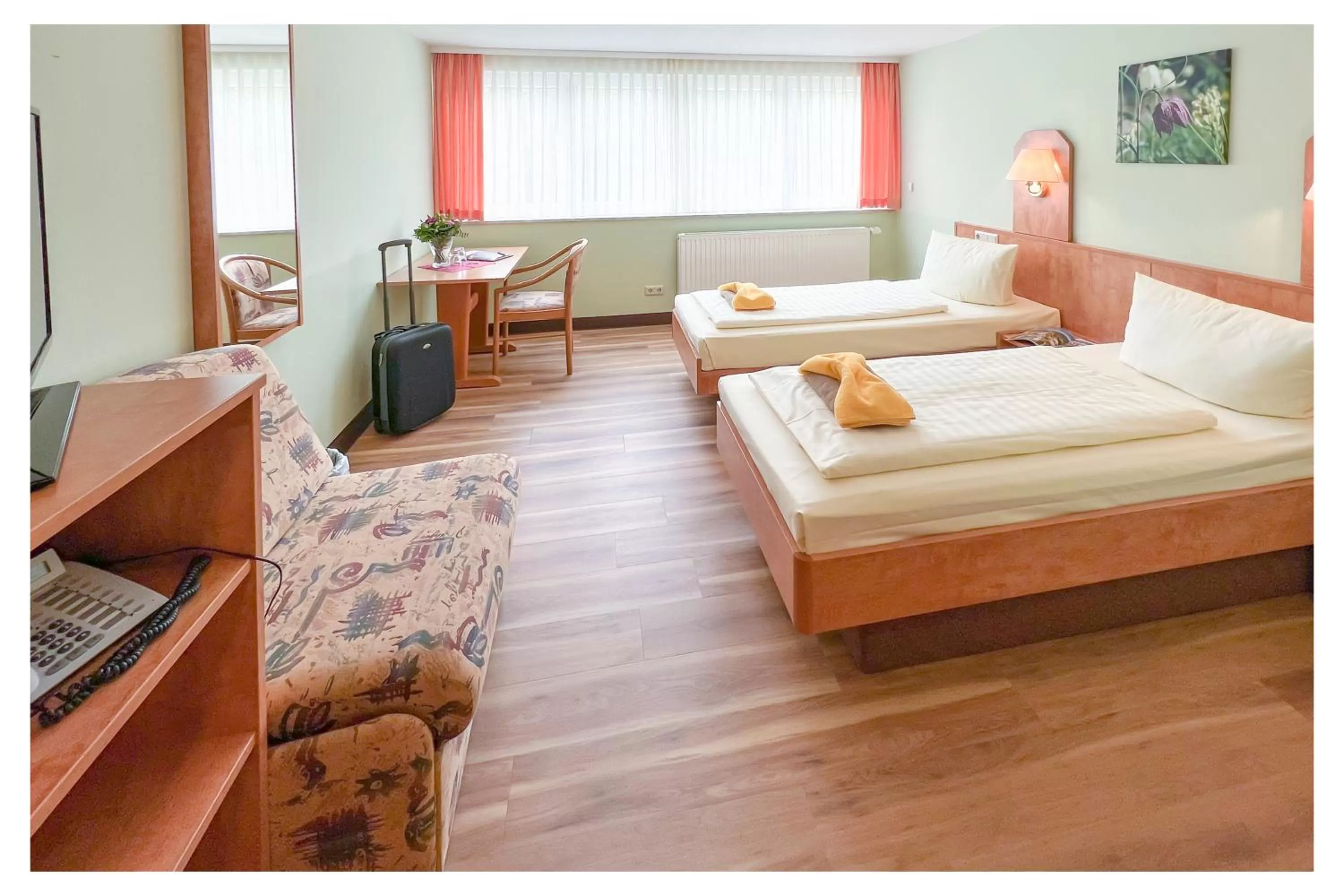 Photo of the whole room, Bed in Hotel Thüringenschanze