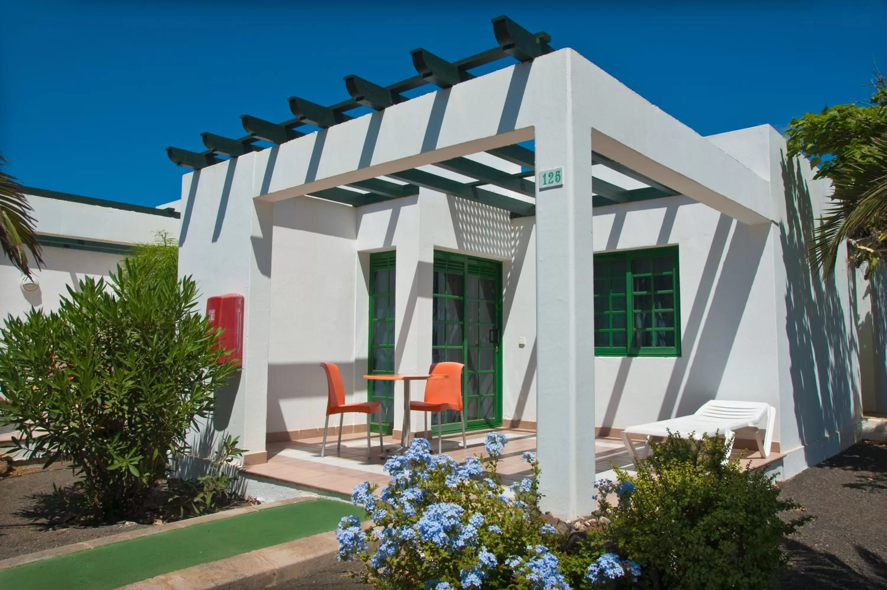 Balcony/Terrace in Relaxia Lanzasur Club - Aqualava Water Park