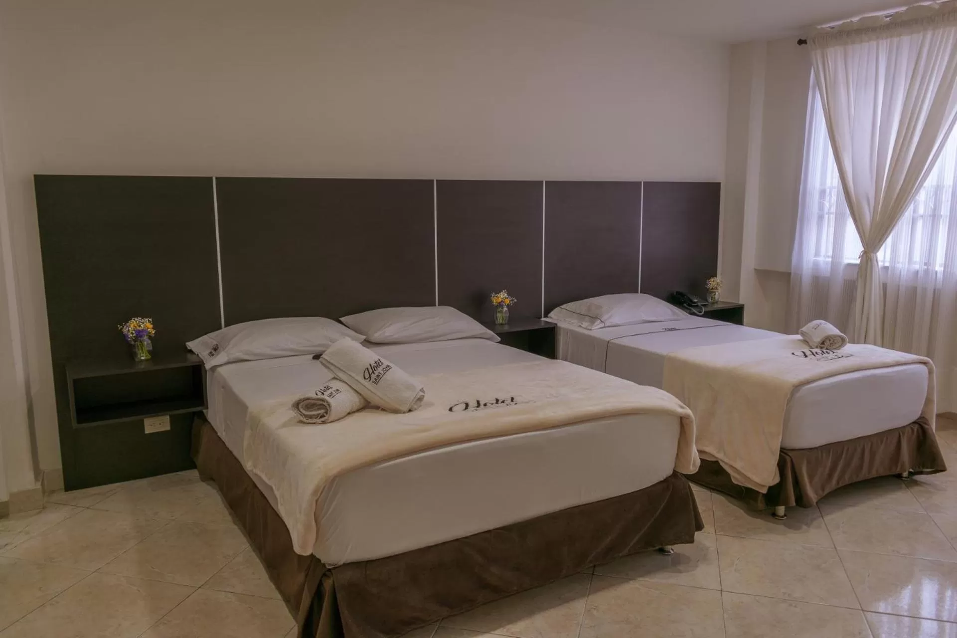 Bed in Hotel Saint John