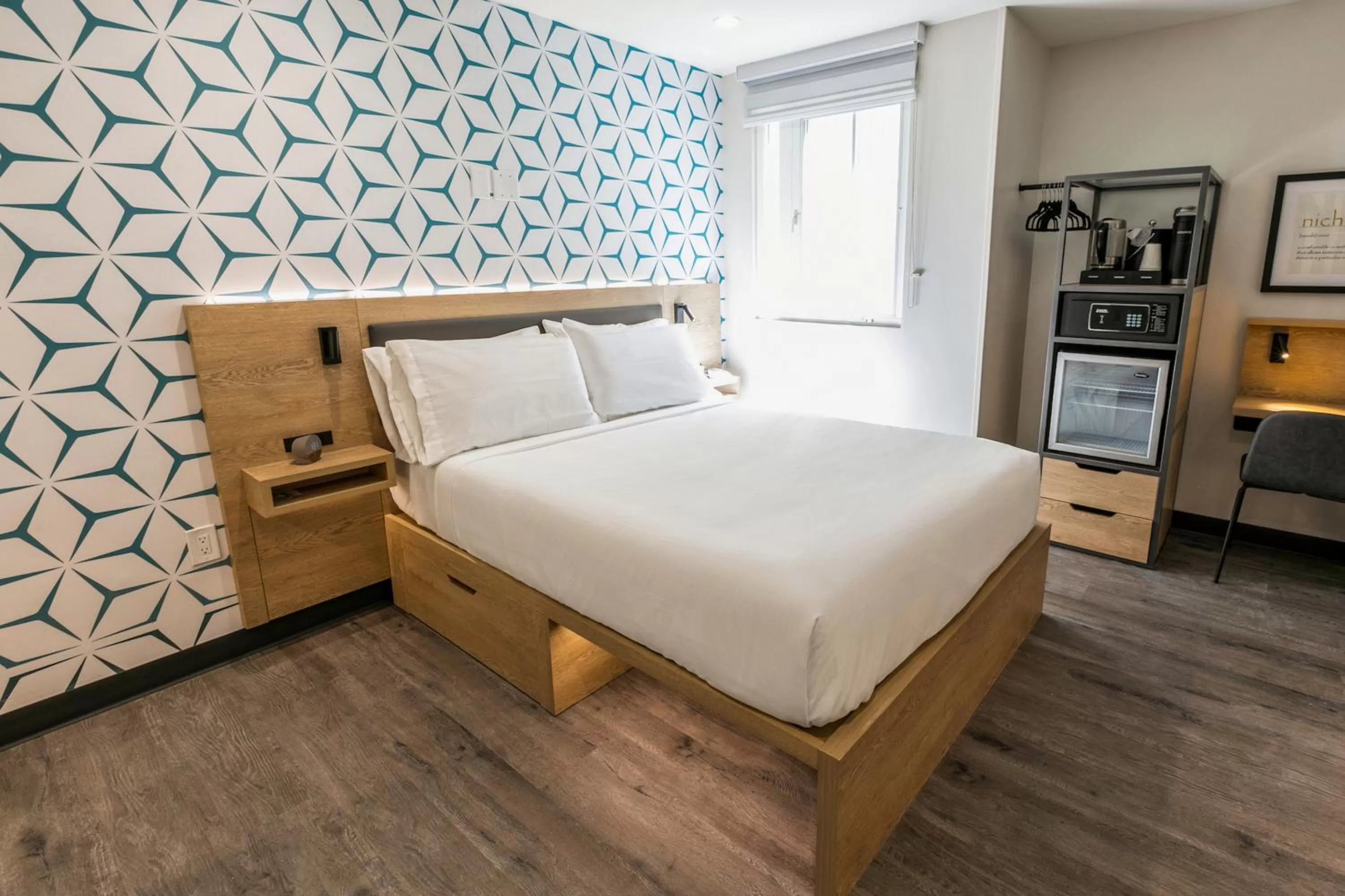 Bed in Kasa Niche Hotel Redwood City