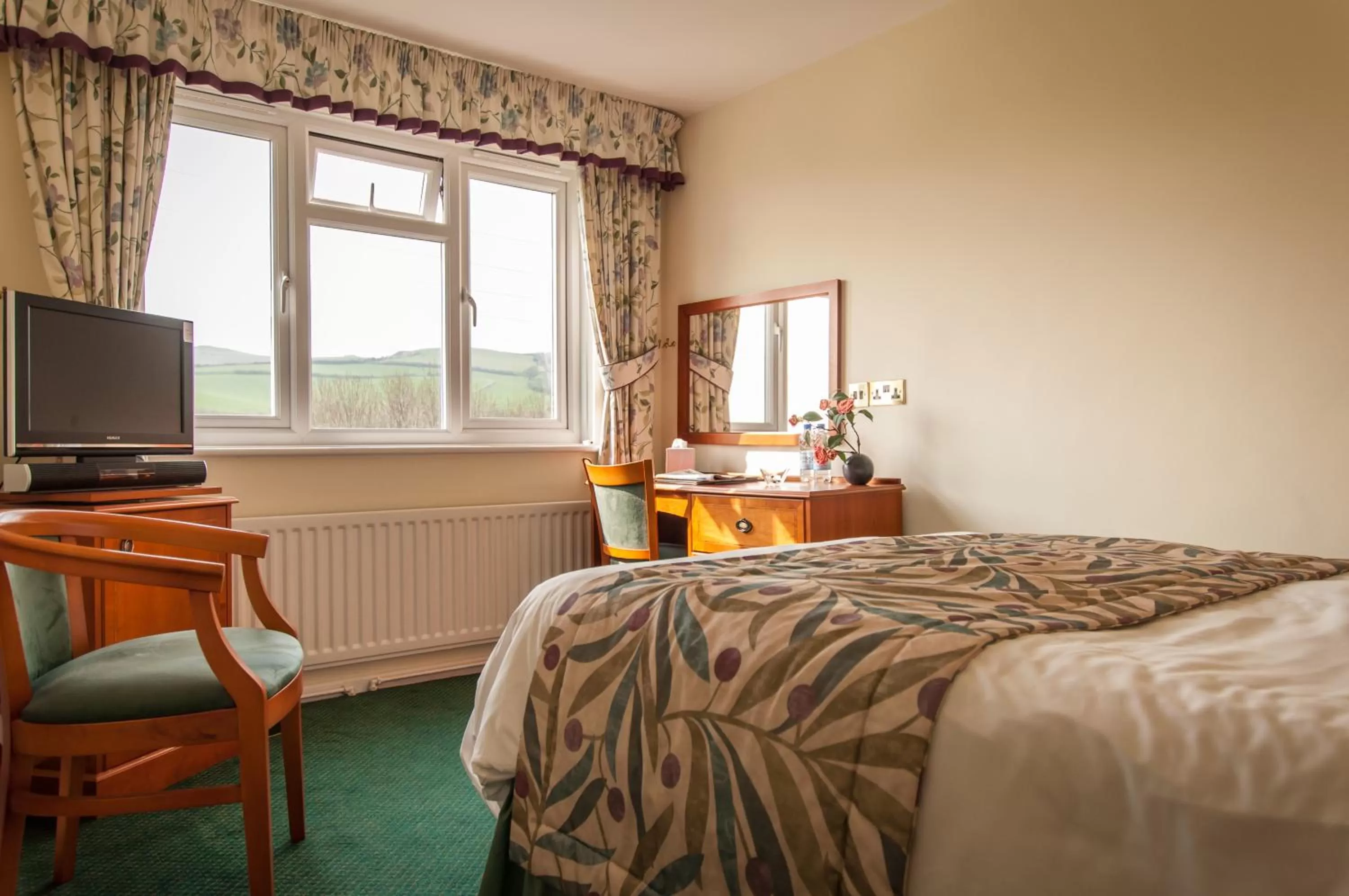 Bed in Eype's Mouth Country Hotel