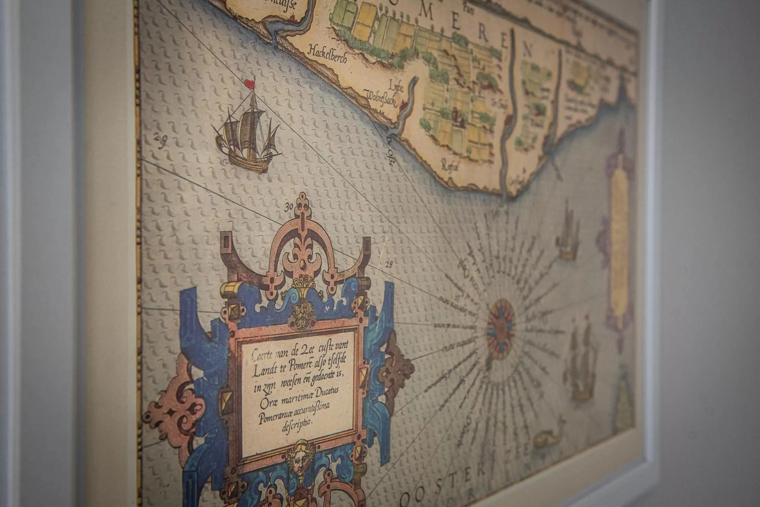 Decorative detail in JACHTOWA Hotel i Restauracja