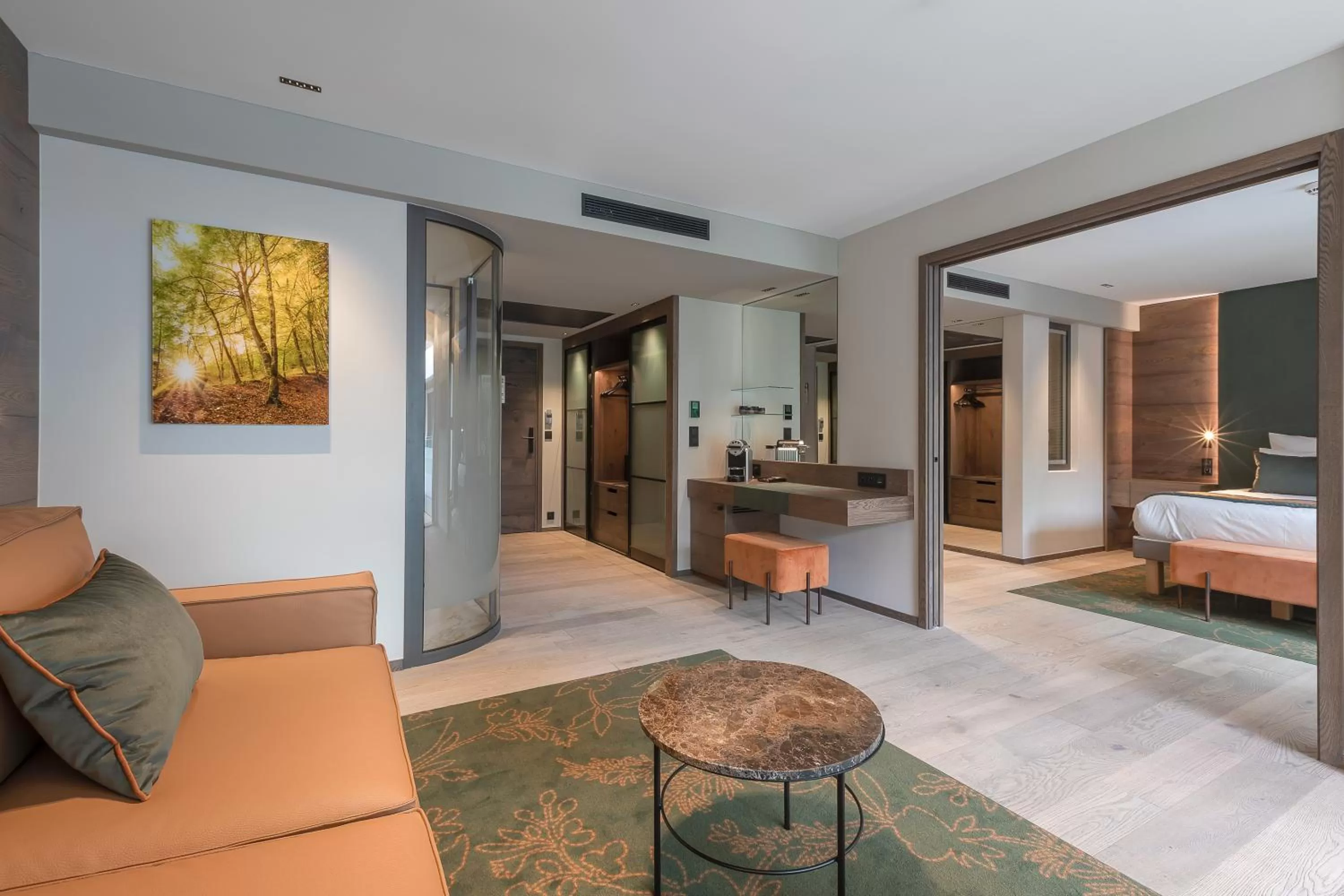 Living room, Bed in Rivage Hôtel & Spa Annecy